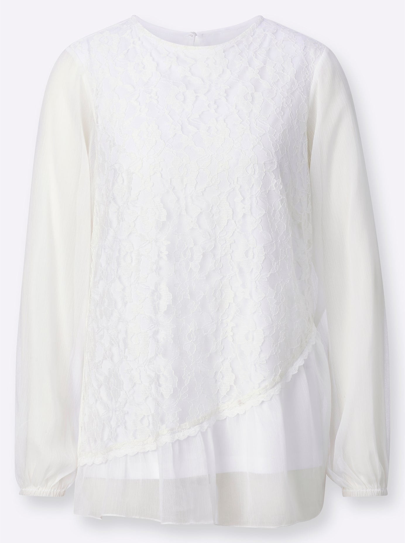 Classic Basics Spitzenbluse