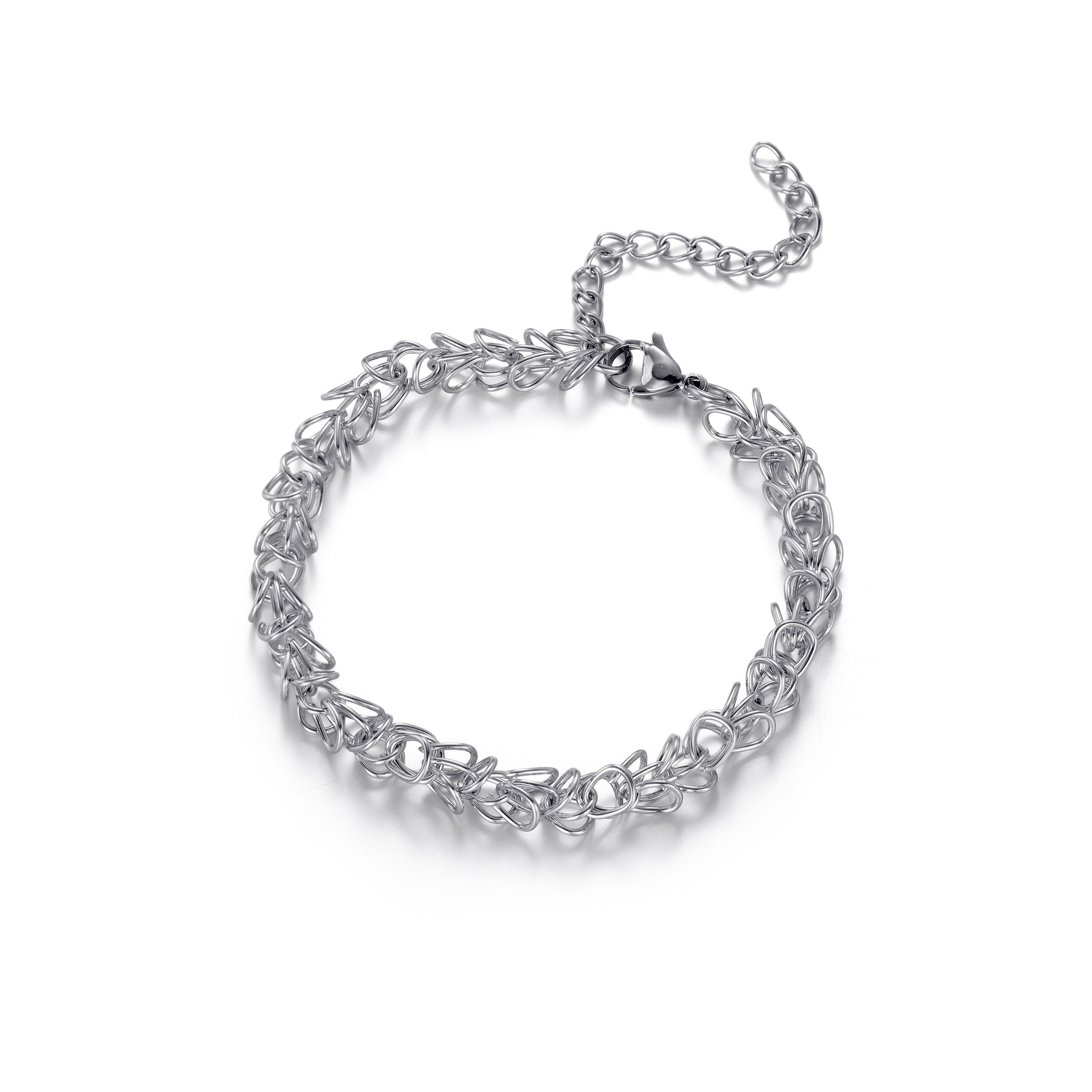 Firetti Armband »Schmuck Geschenk Edelstahl Armschmuck Armkette Fantasiekettenglieder«