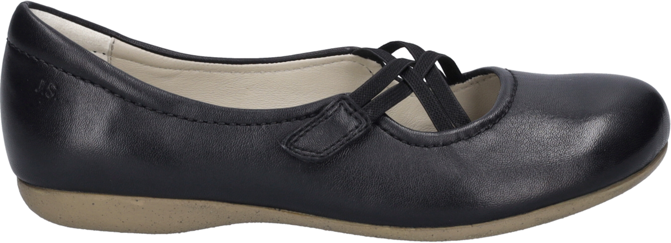 Josef Seibel Riemchenballerina »Fiona 39«  Festtagsschuh, Slipper, Komfortschuh mit überkreuztem Gummizug