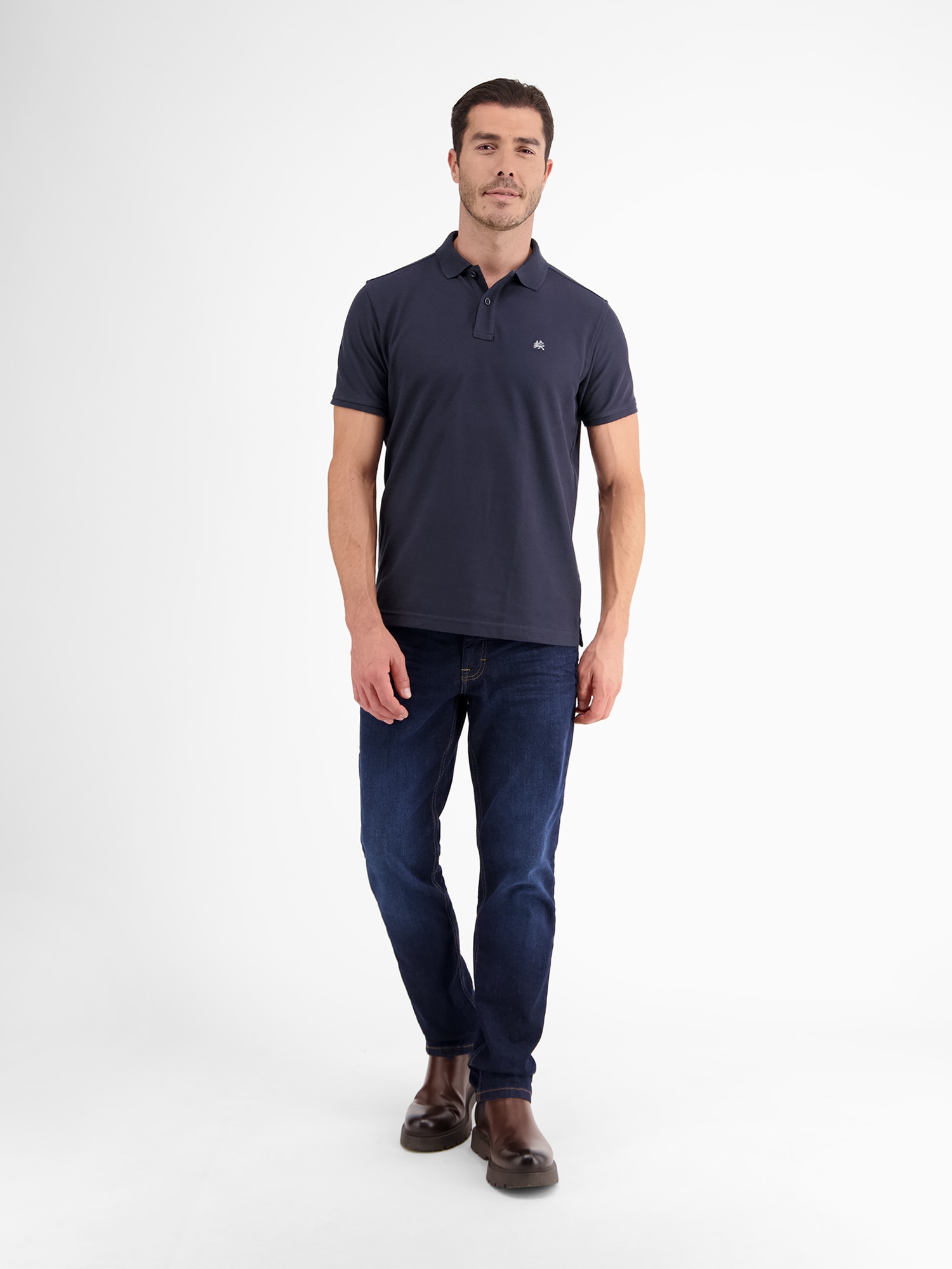 LERROS Poloshirt »COOL & DRY« mit Logo-Stickerei