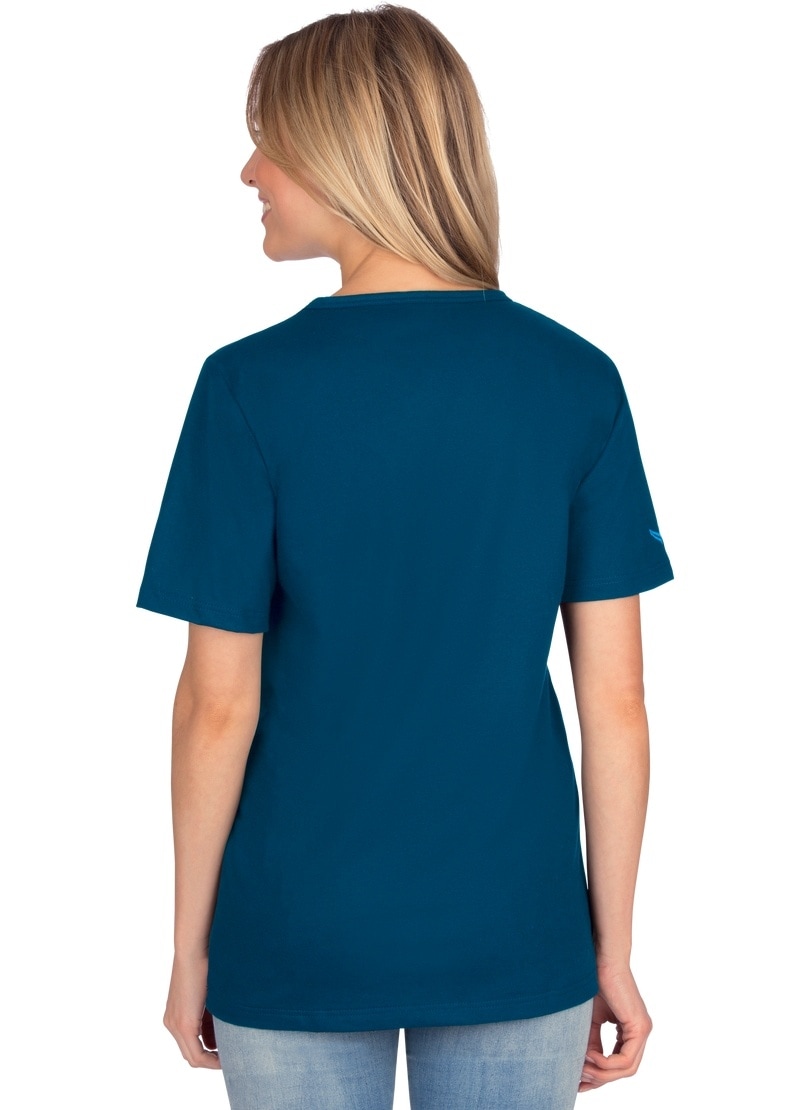Trigema T-Shirt »TRIGEMA V-Shirt aus 100% Bio-Baumwolle (kbA)«, (1 tlg.)