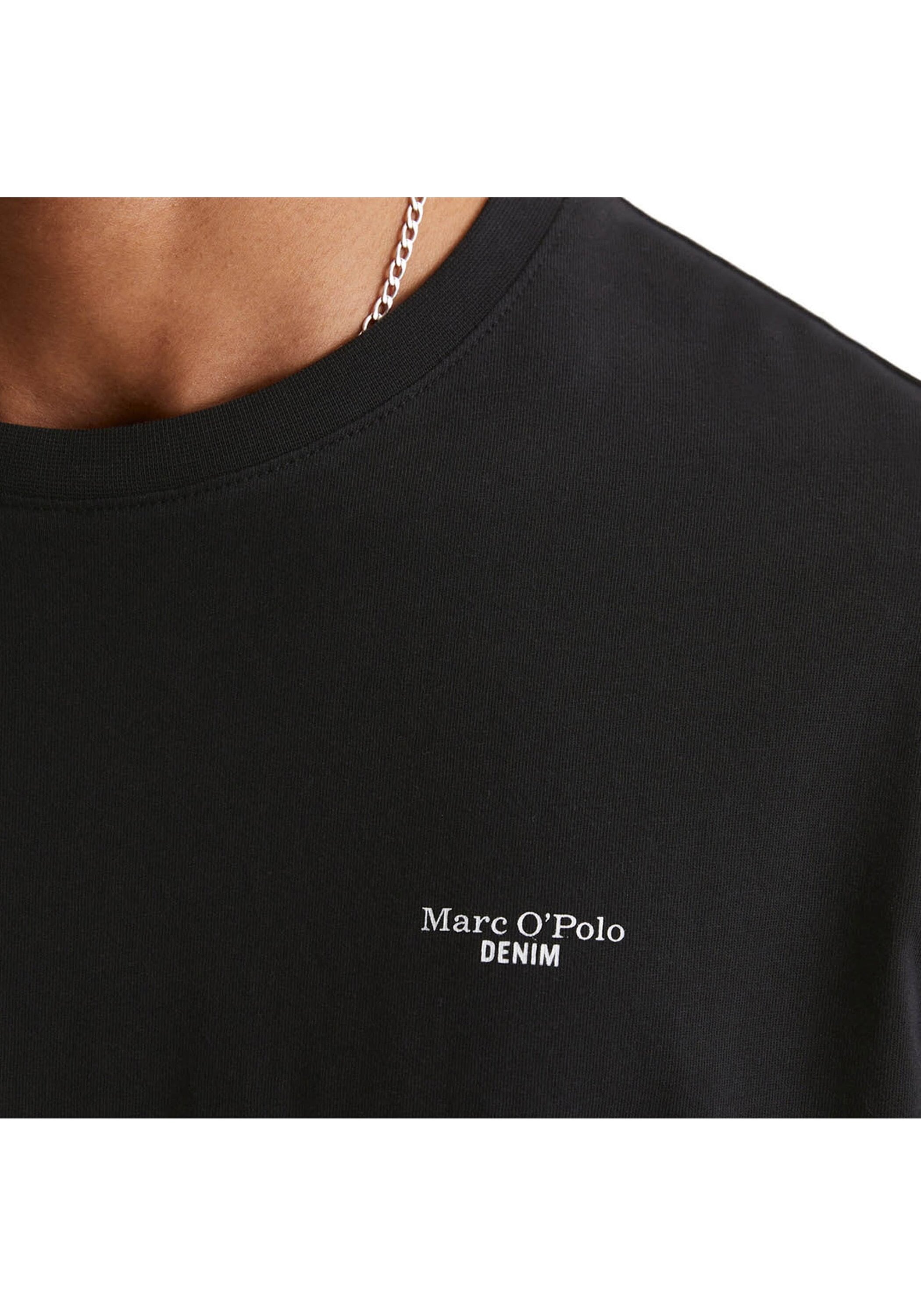 Marc O'Polo DENIM T-Shirt »T-Shirt T-Shirt, SSL, Logo Print, Reg F 2er Pack« 2
