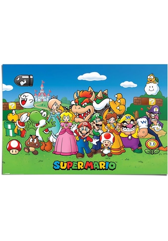 Poster »Poster Super Mario«, Comic, (1 St.)