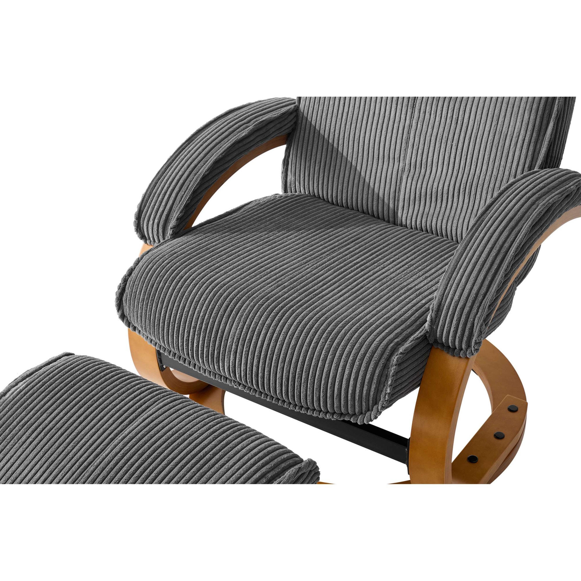 Home affaire Relaxsessel »mit Hocker PARIS neu: Cord - OTTO. Verlässliche Qualität.« bestehend aus Sessel und Hocker,  manuelle Relaxfunktion mit Drehfunktion, neu: Cord-Bezug