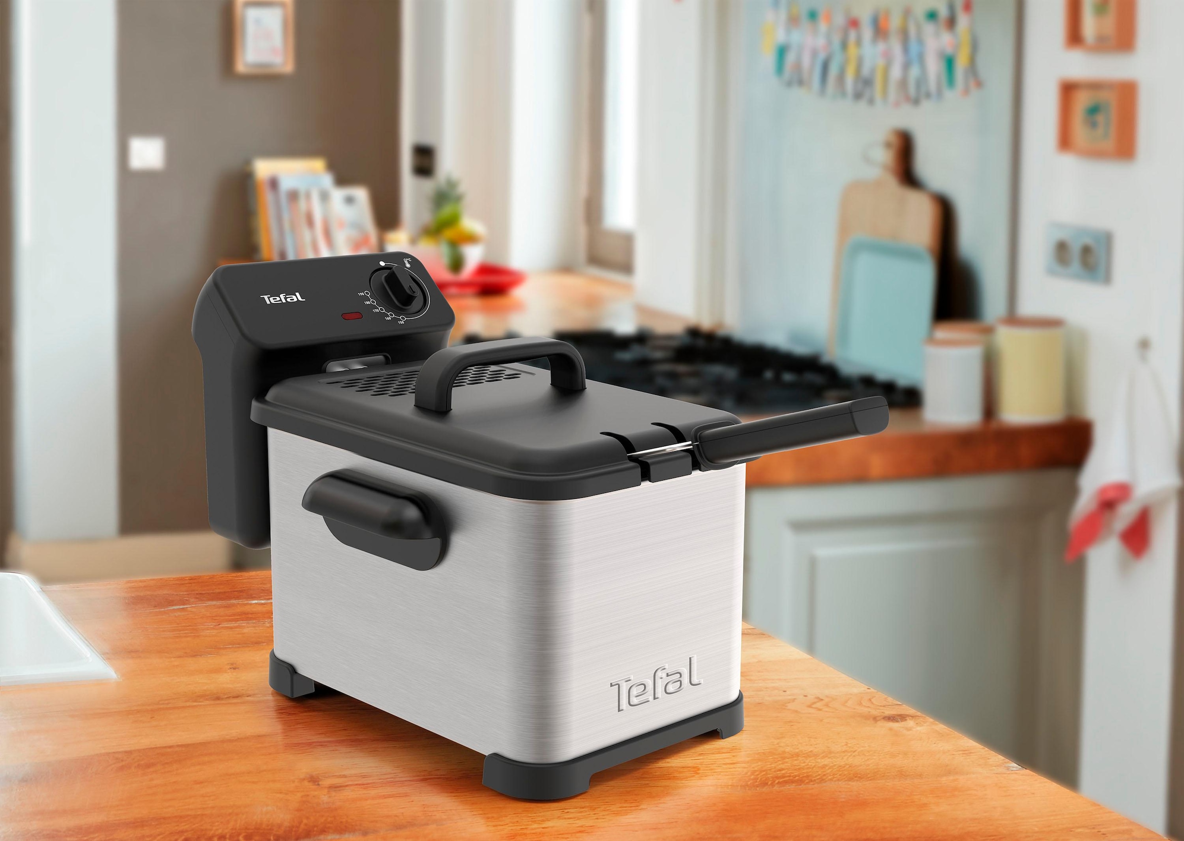 Tefal Fritteuse »Family Pro Access«, 3000 W, Fassungsvermögen 4 l, 4 L, Ölbehälter herausnehmbar, Kühlzonen-Technologie, FR5030
