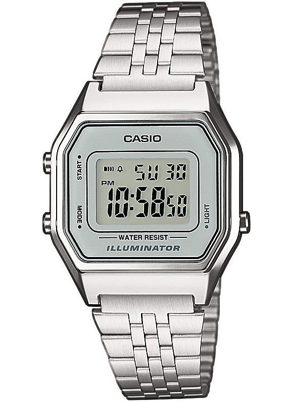 CASIO VINTAGE Chronograph »LA680WEA-7EF«, Quarzuhr, Armbanduhr, Damenuhr, digital, Datum, Stoppfunktion