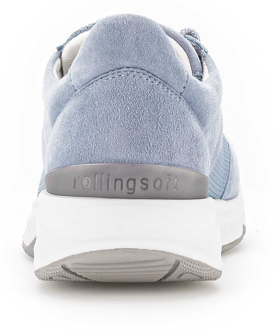 Gabor Rollingsoft Keilsneaker, Freizeitschuh, Halbschuh, Schnürschuh, Logoschriftzug an der Ferse