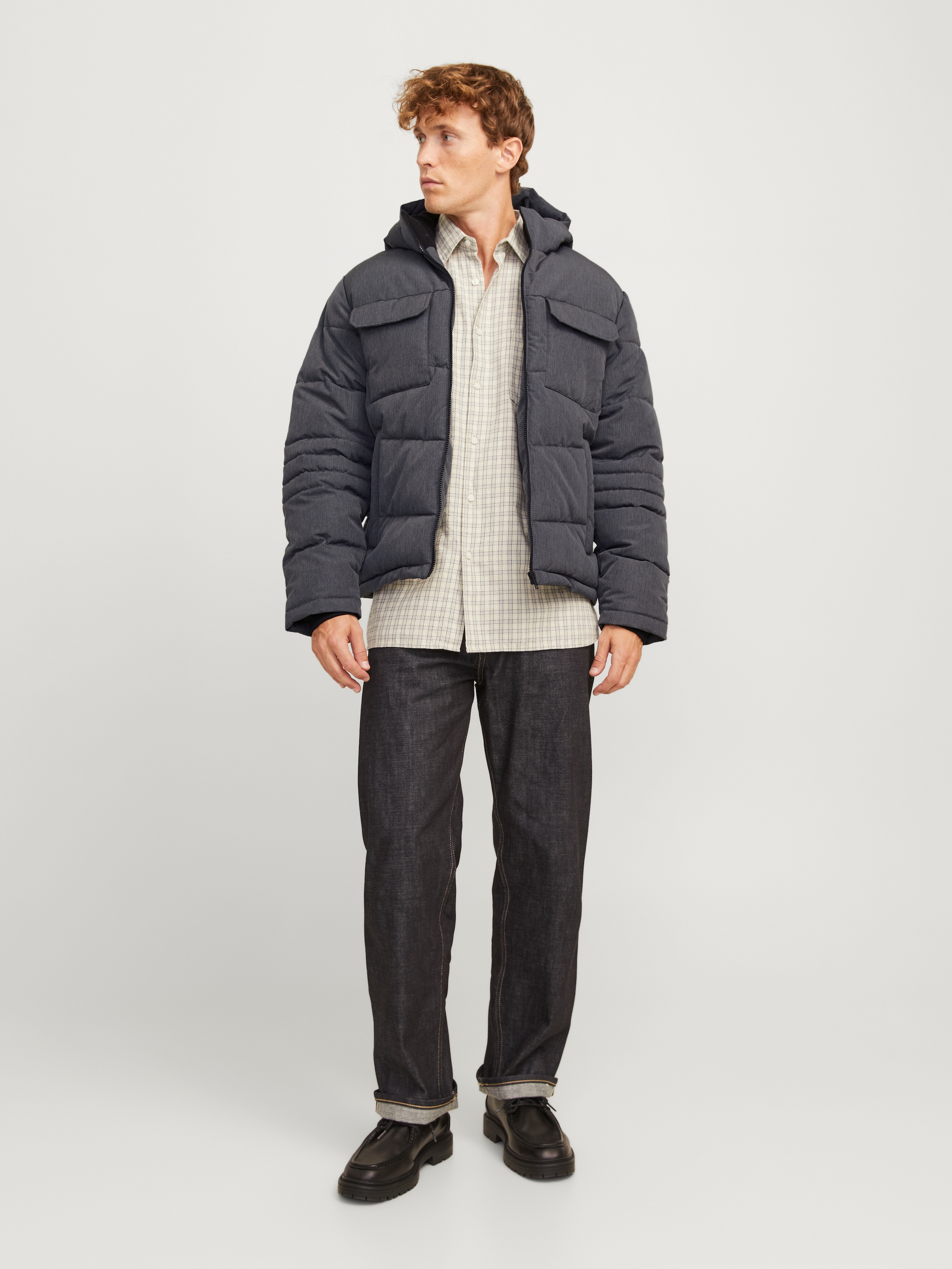 Jack & Jones Steppjacke »JJBUILD PUFFER JACKET«, mit Kapuze