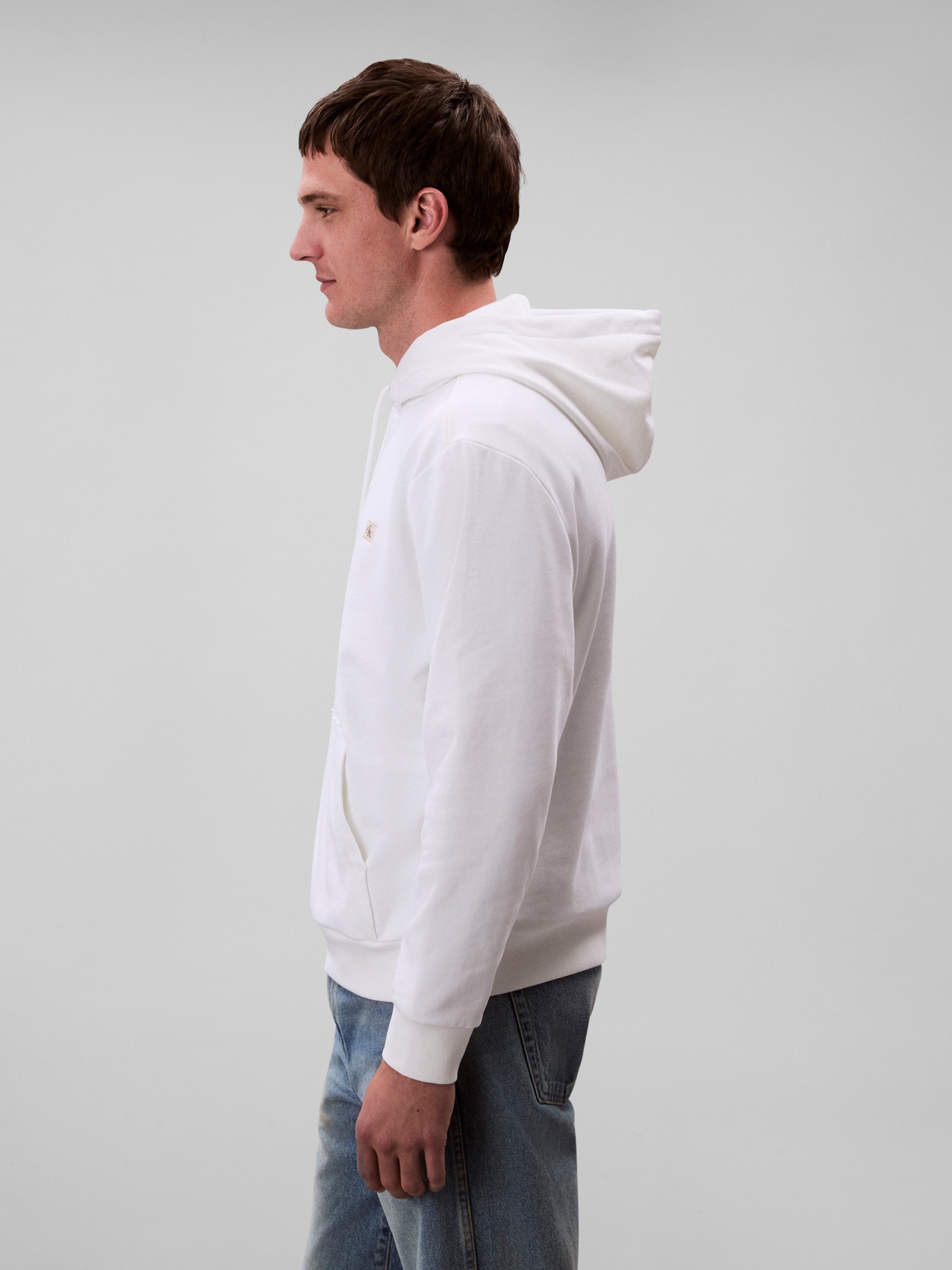 Calvin Klein Jeans Kapuzensweatshirt »400GSM TERRY BADGE HOODIE«, Mit Rundhalsausschnitt
