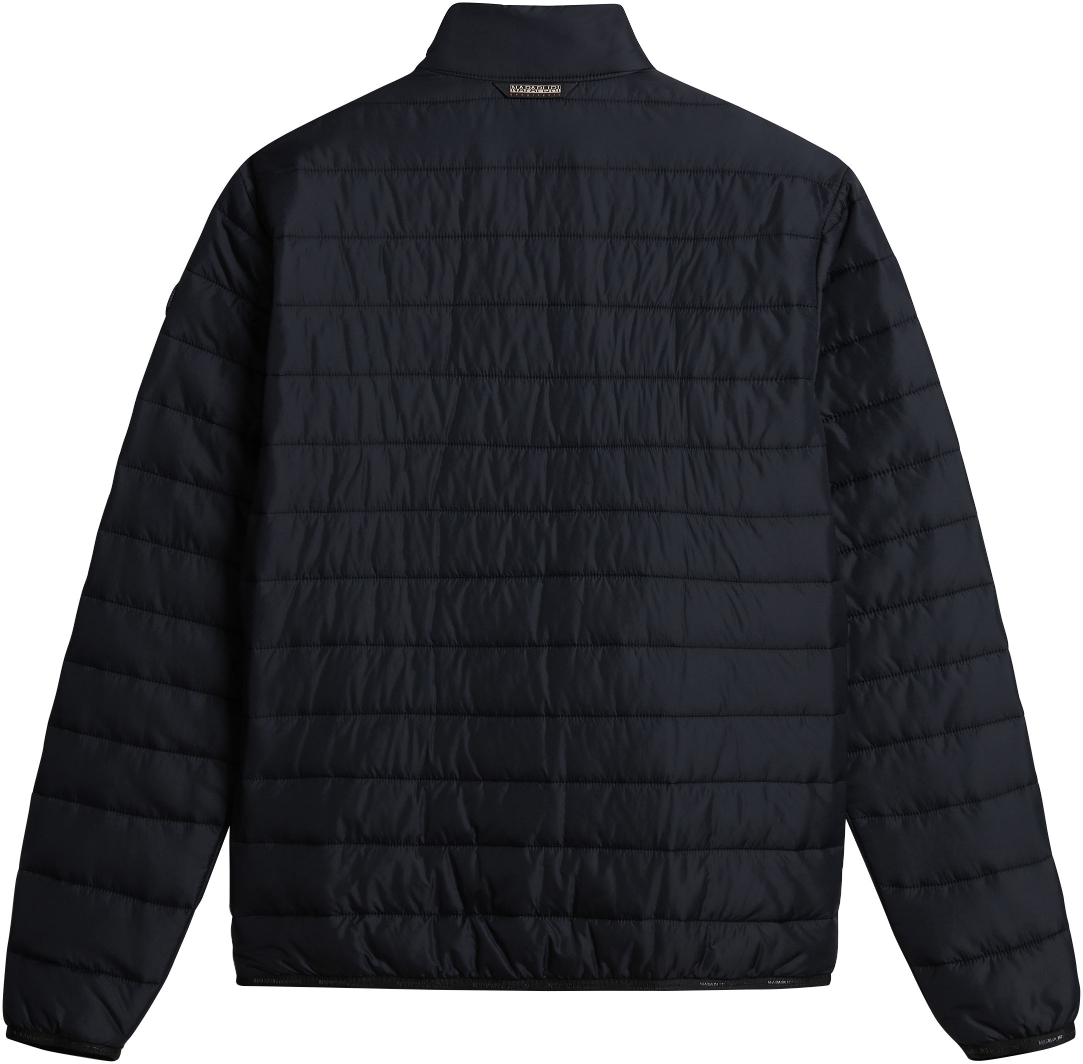 Napapijri Steppjacke, ohne Kapuze, Mit Markenlabel an der Seite und innen; mit Stehkragen