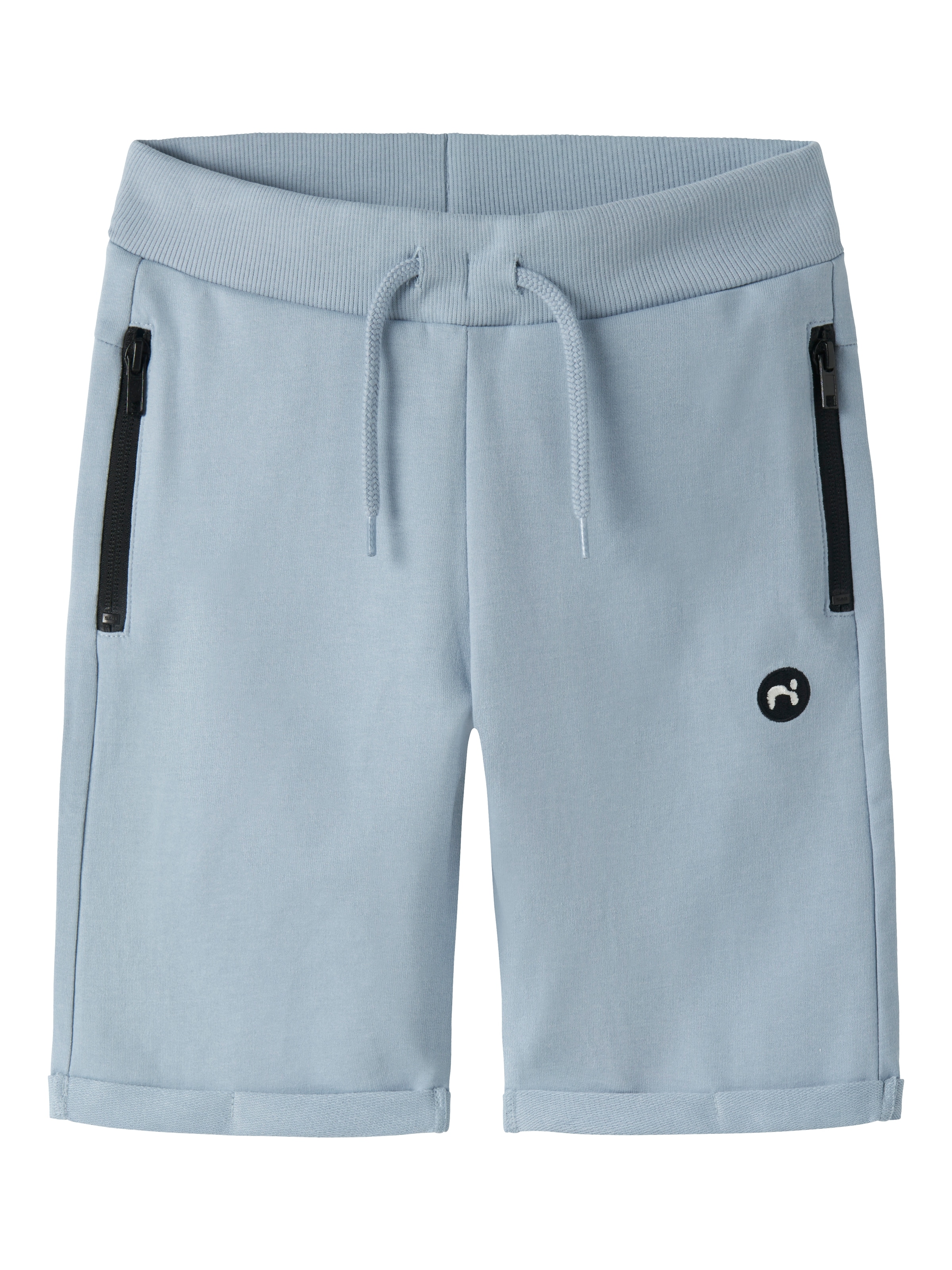Name It Sweatshorts »NKMVIMO SWE SHORTS BRU NOOS«  Baumwollmischung, Umschlagsaum, Reißverschlusstaschen