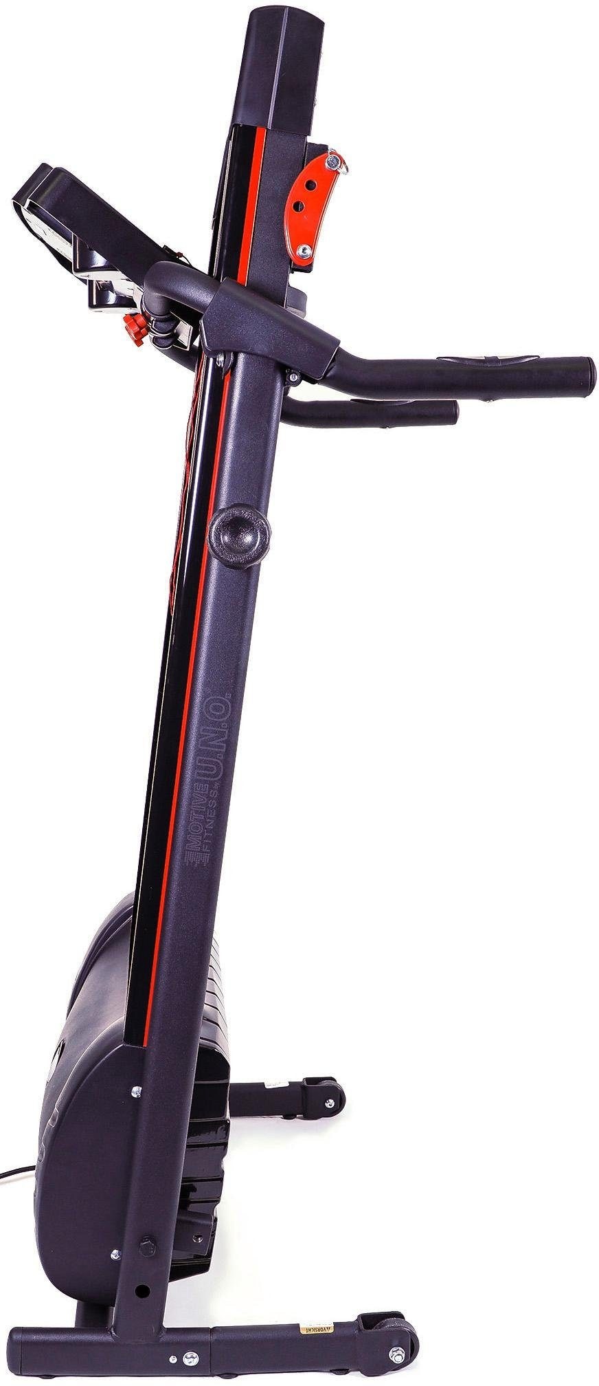 MOTIVE FITNESS by U.N.O. Laufband »Fit-Start Plus«, (Bluetooth Verbindung zur App FitShow möglich), bis max. 10 km/h, klappbar, Walking Pad, mit Tablet-Halterung