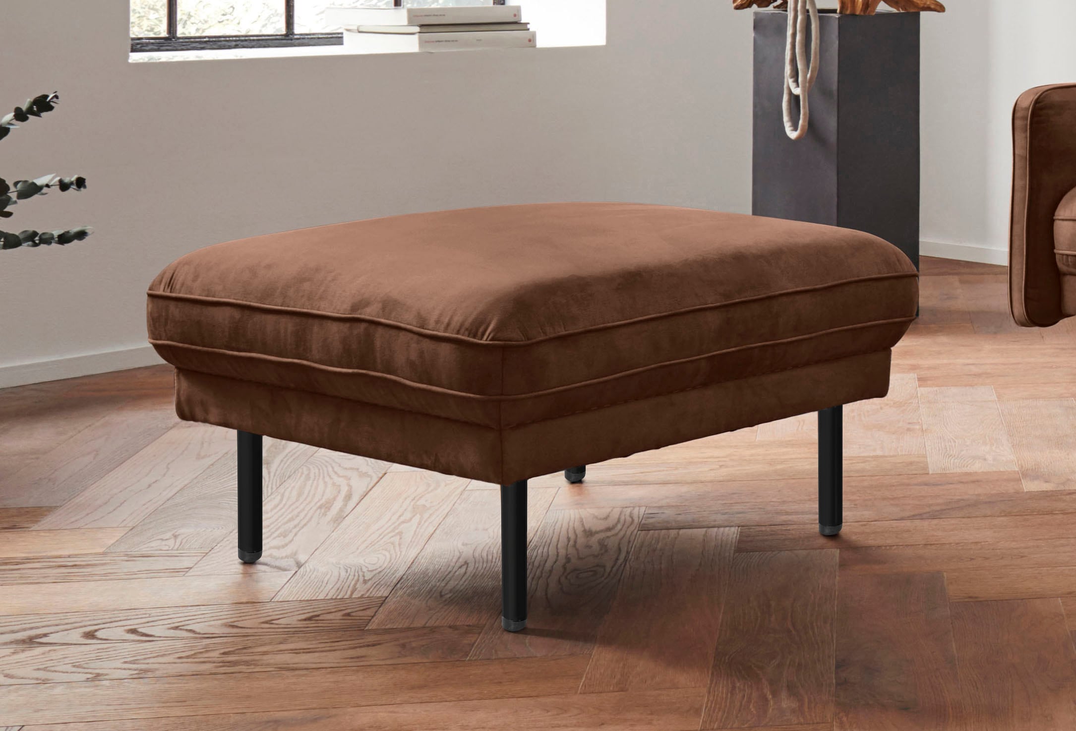 Home affaire Hocker »Nordfyn« edles Design in 3 Bezugsqualitäten, Design by Morten Georgsen