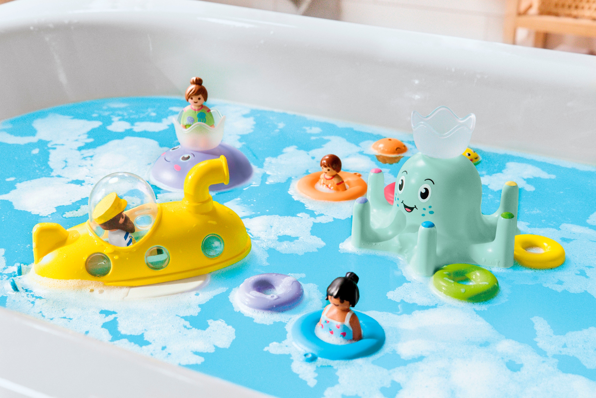 Playmobil® Konstruktions-Spielset »Buntes U-Boot (71440), JUNIOR AQUA & Tinti« Made in Europe