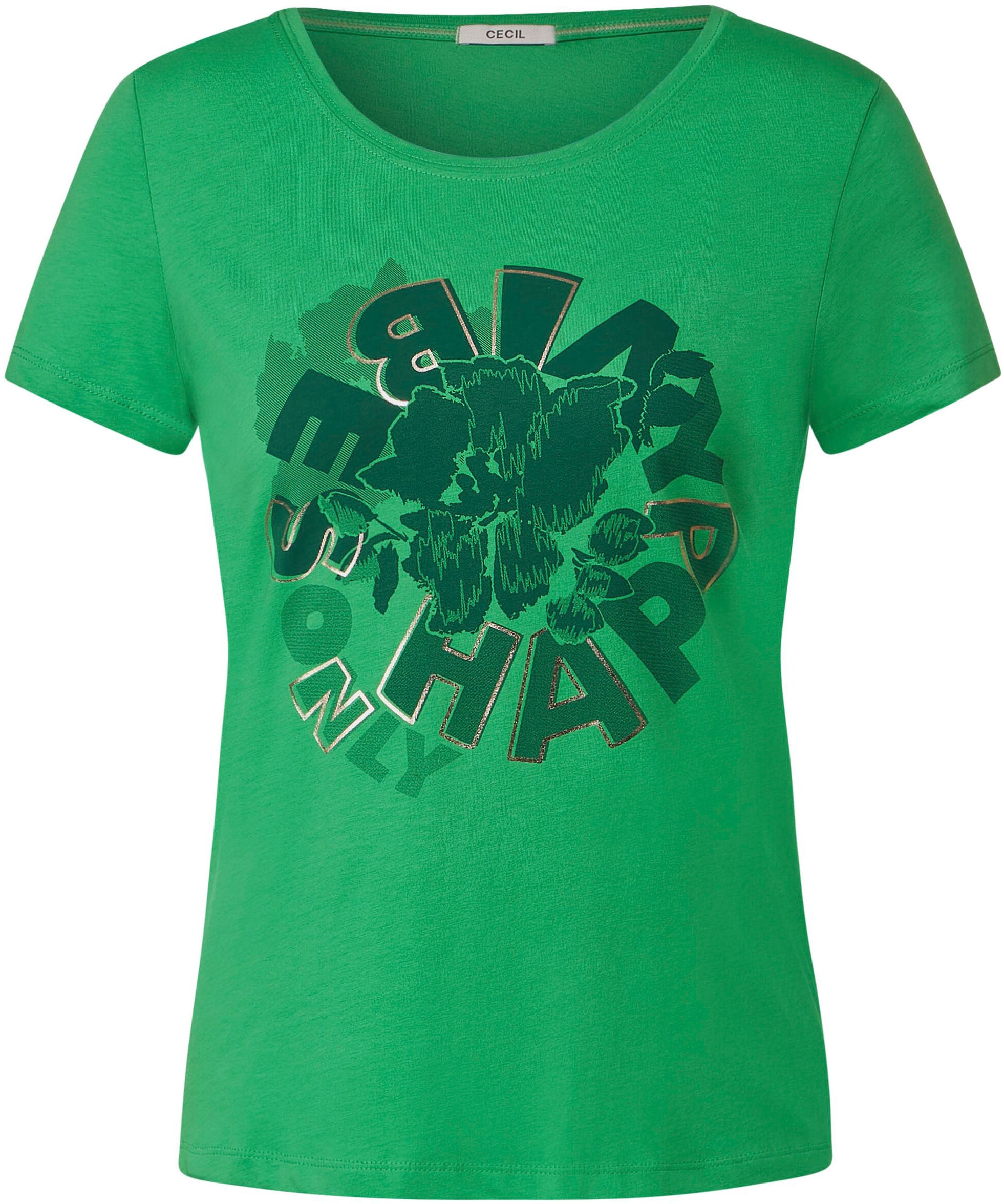 Cecil T-Shirt, im hüftlangen OTTO im bestellen Shop Schnitt Online