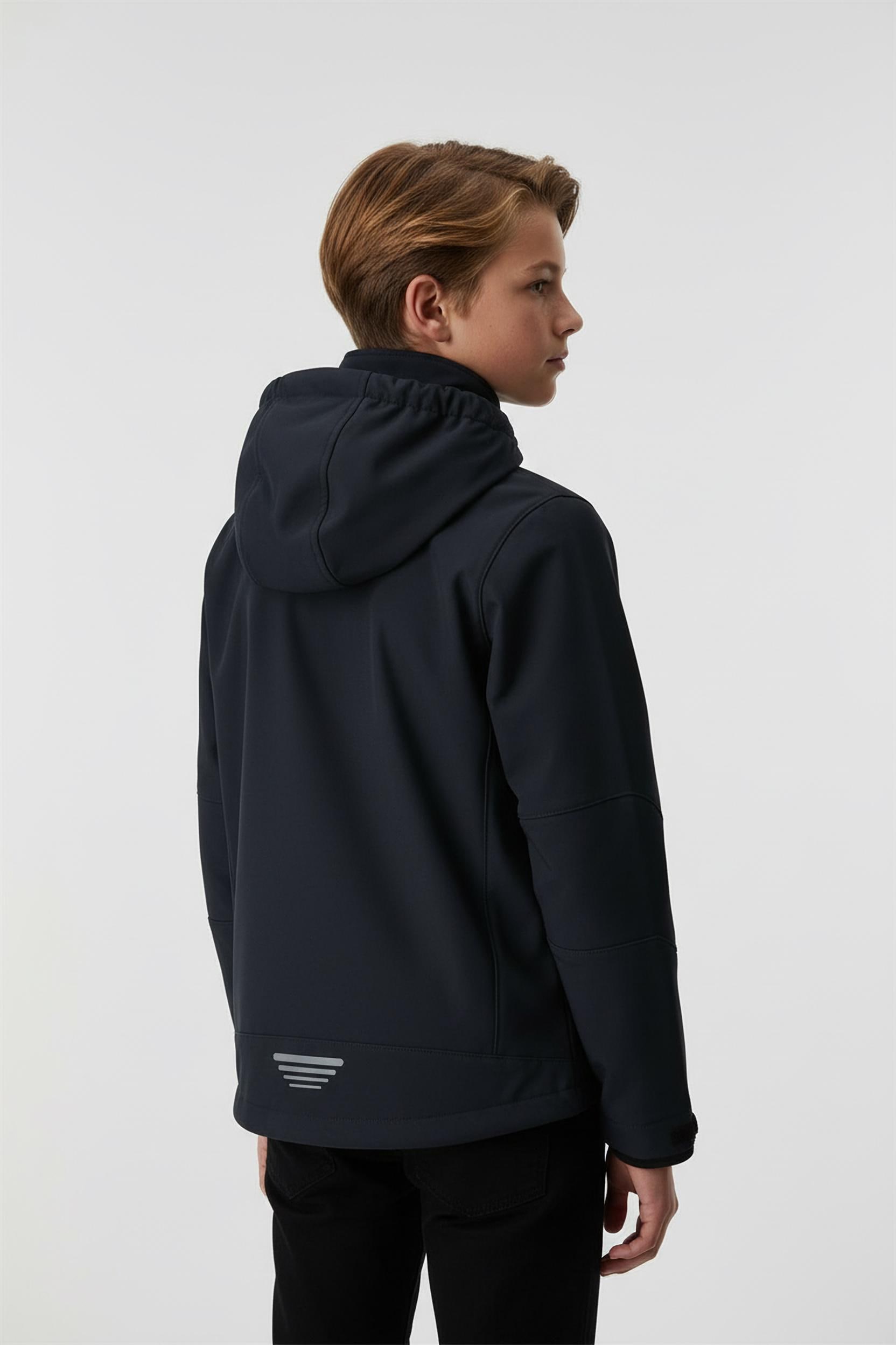 CMP Softshelljacke »KID  SOFTSHELL JACKET FIX HOOD« mit Kapuze mit Clima Protect Membran, wasserabweisend, atmungsaktiv