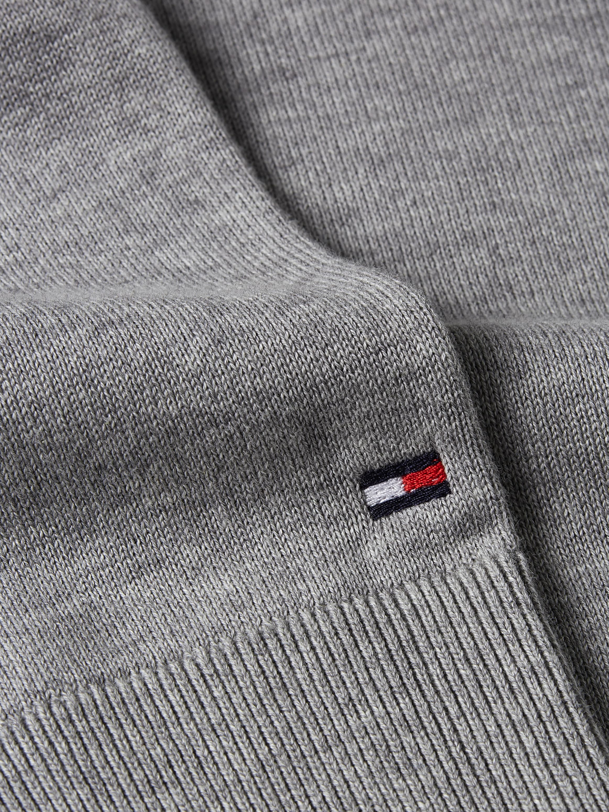 Tommy Hilfiger Rundhalspullover »RWB COTTON CREW NECK«, farbliche Akzente in Tommy Farben
