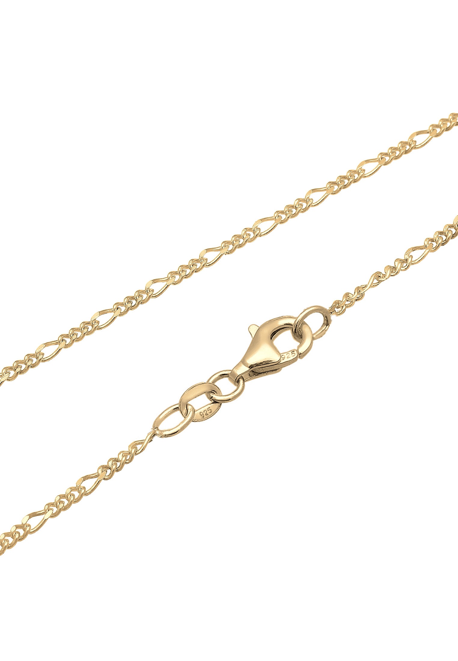 Elli Kette mit Anhänger »Halskette Venus-Anhänger Vintage 925 Sterling Silber vergoldet«
