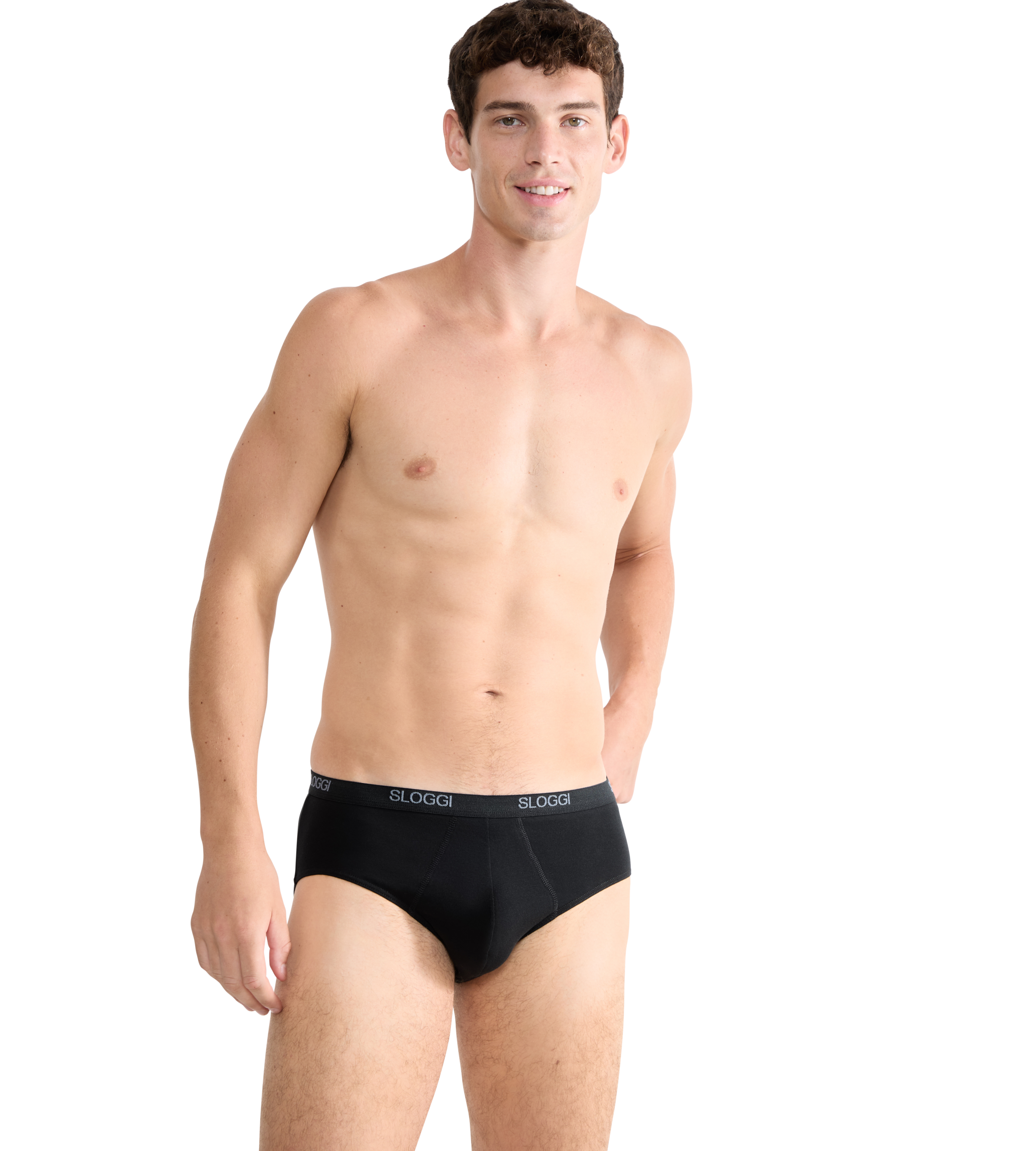 sloggi Slip »men Basic Midi 2P«, (2er Pack), perfekter Sitz