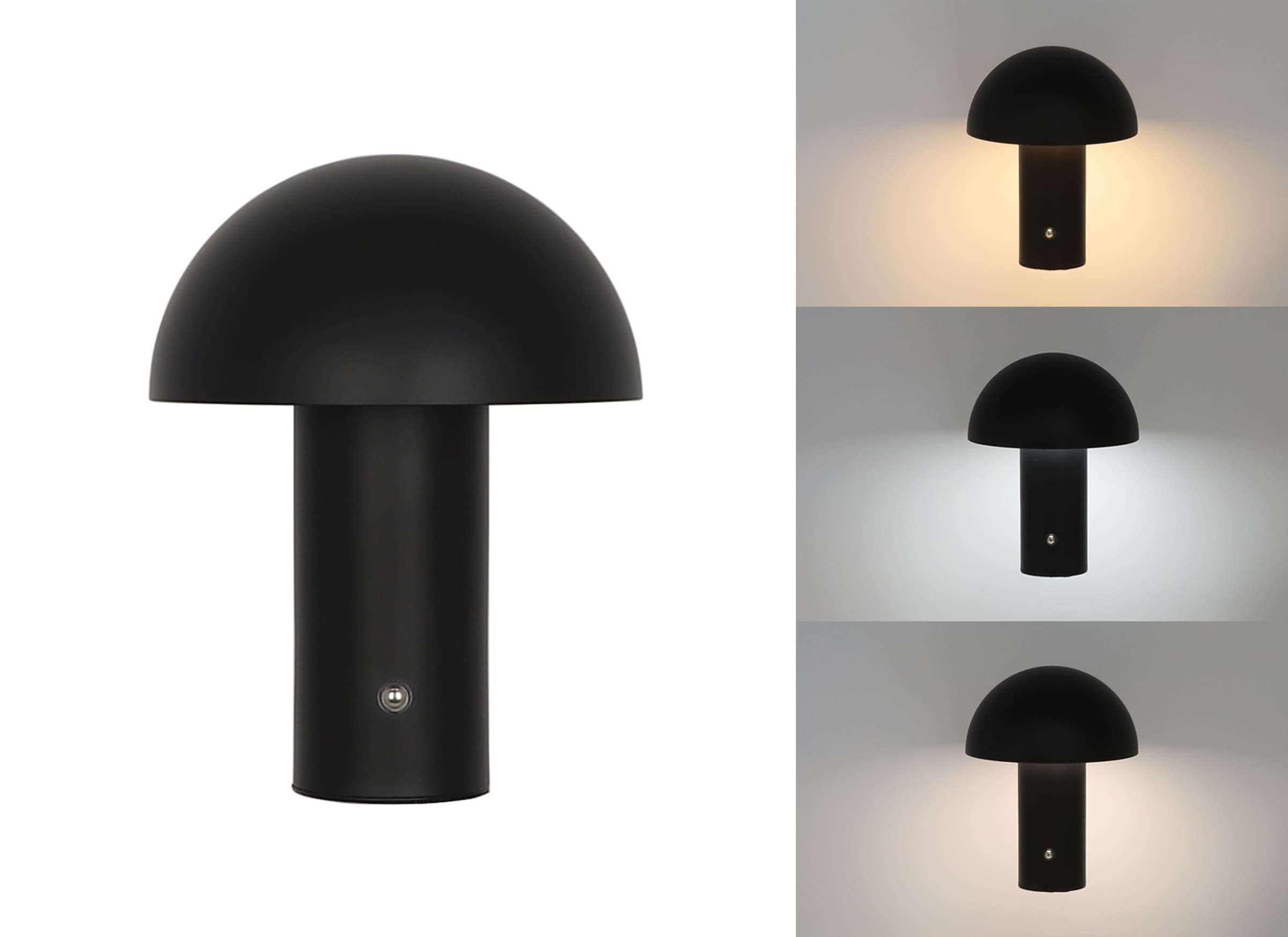 s.Oliver LED Tischleuchte »Hillu« LED-Modul 1 Stk. warmweiß - kaltweiß stufenlos dimmbar Typ-C-Ladekabel im Lieferumfang enthalten