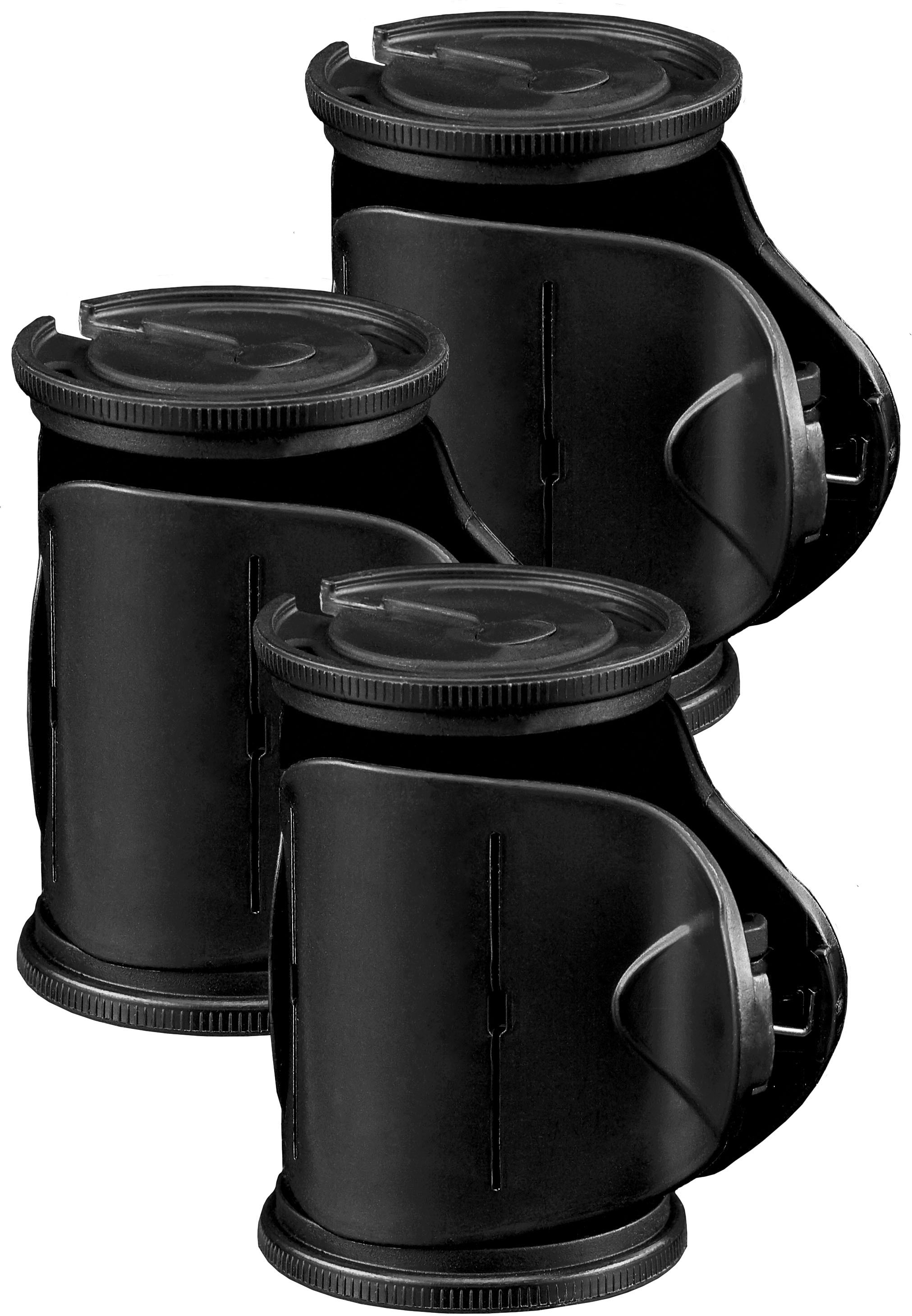 Fripac Mondial Heizwickler »Hotrolls« 15 Lockenwickler Mit Samtüberzug für ein besonders schonendes Styling. in schwarz, Größe 0