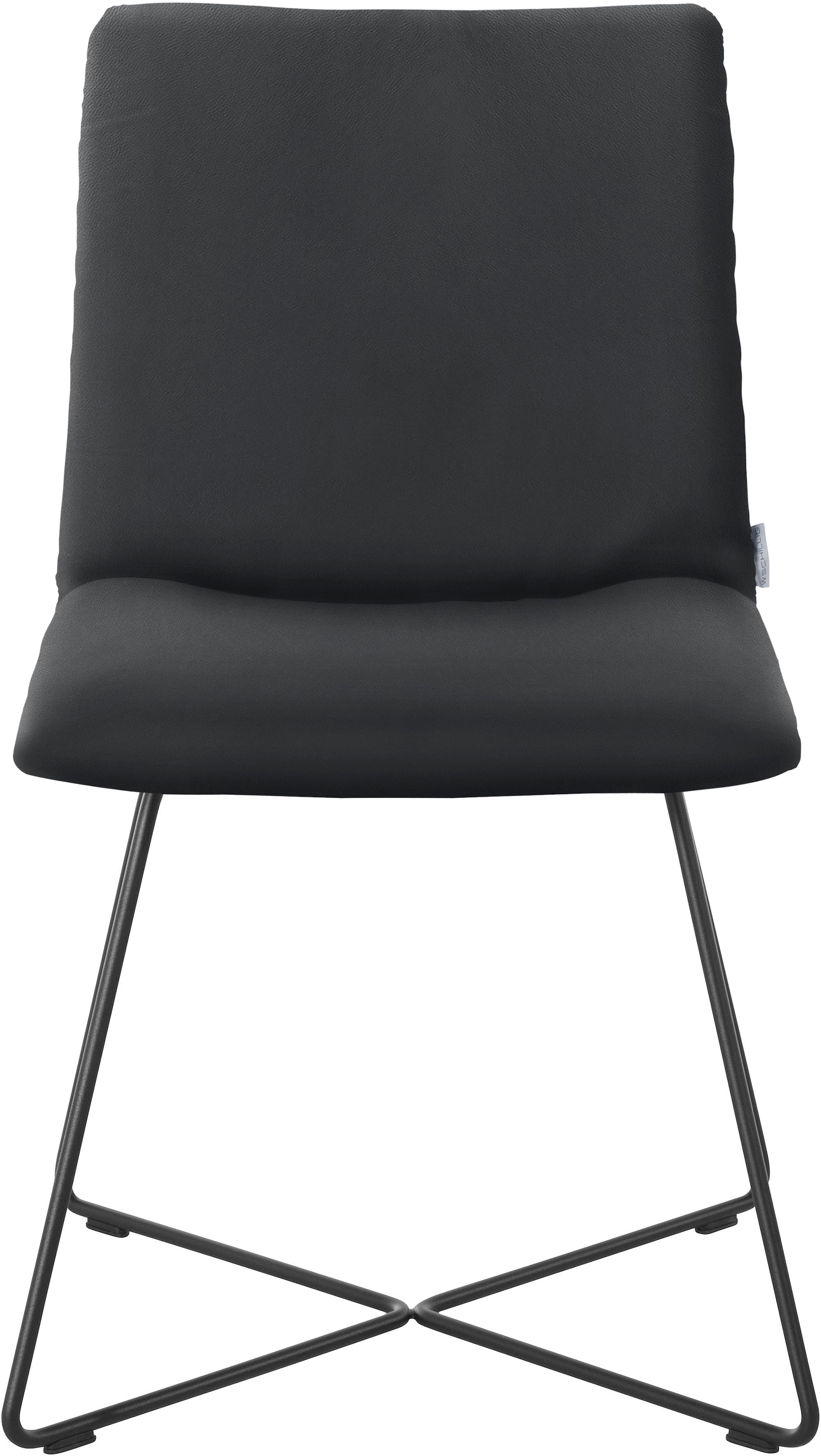 W.SCHILLIG Polsterstuhl »jakob« () mit Drahtrohrgestell in Schwarz pulverbeschichtet