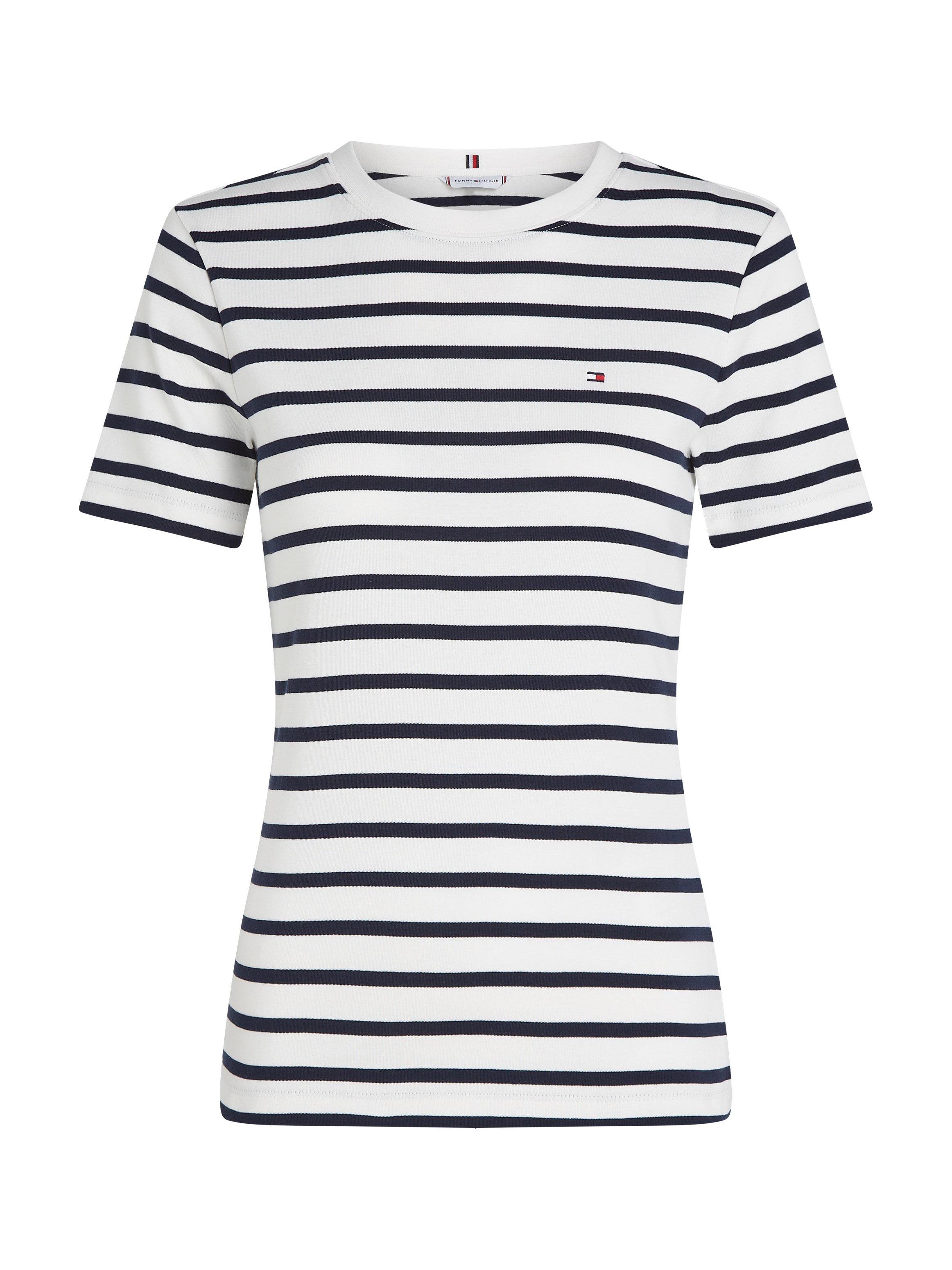 Tommy Hilfiger T-Shirt »SLIM CODY C-NK SS«, mit Logostickerei