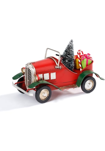 CHRISTMAS GOODS by Inge Weihnachtsfigur »Oldtimer mit Geschenken und Tannenbaum,... kaufen