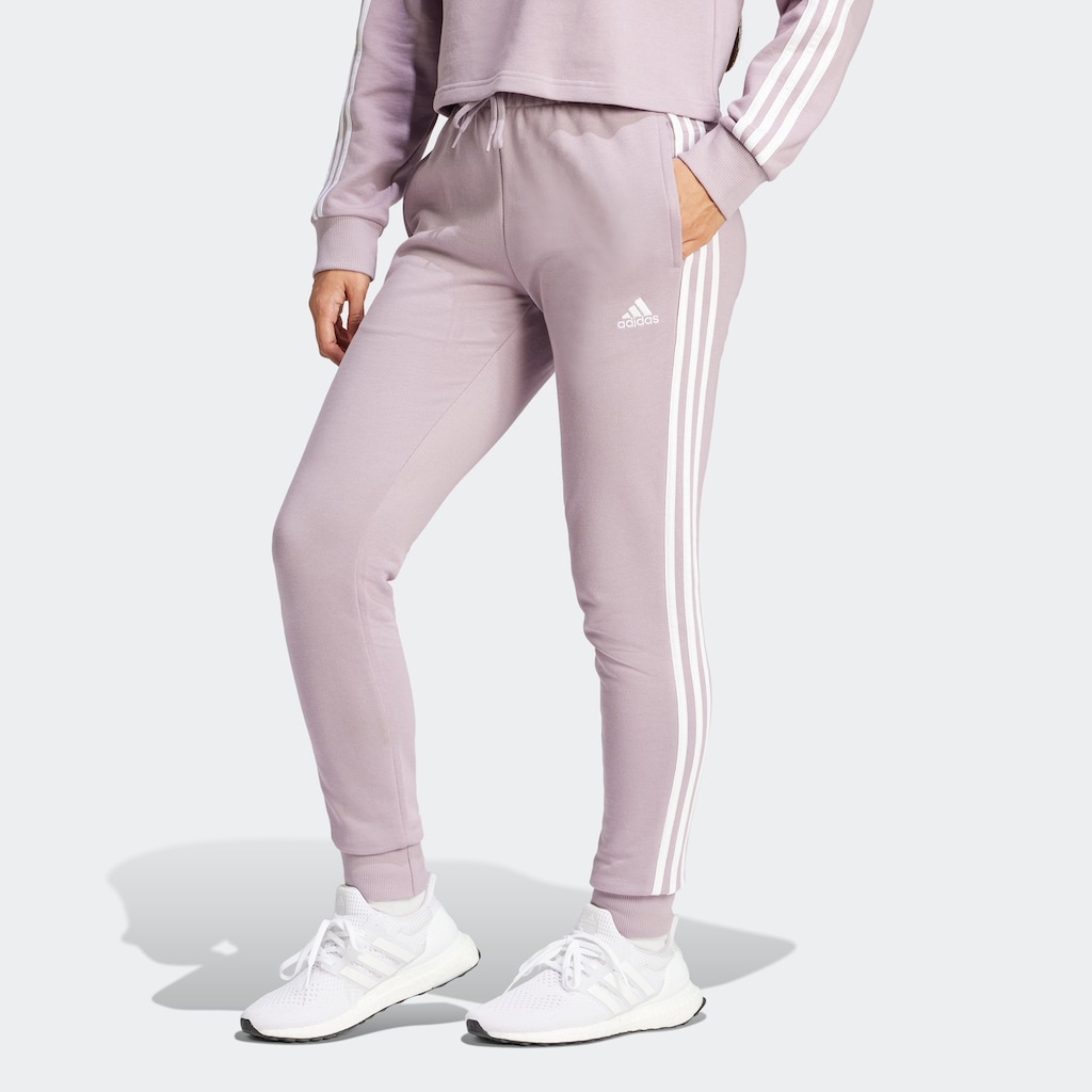 adidas Sportswear Jogginghose »ESSENTIALS 3STREIFEN FRENCH TERRY CUFFED HOSE«, (1 tlg.)