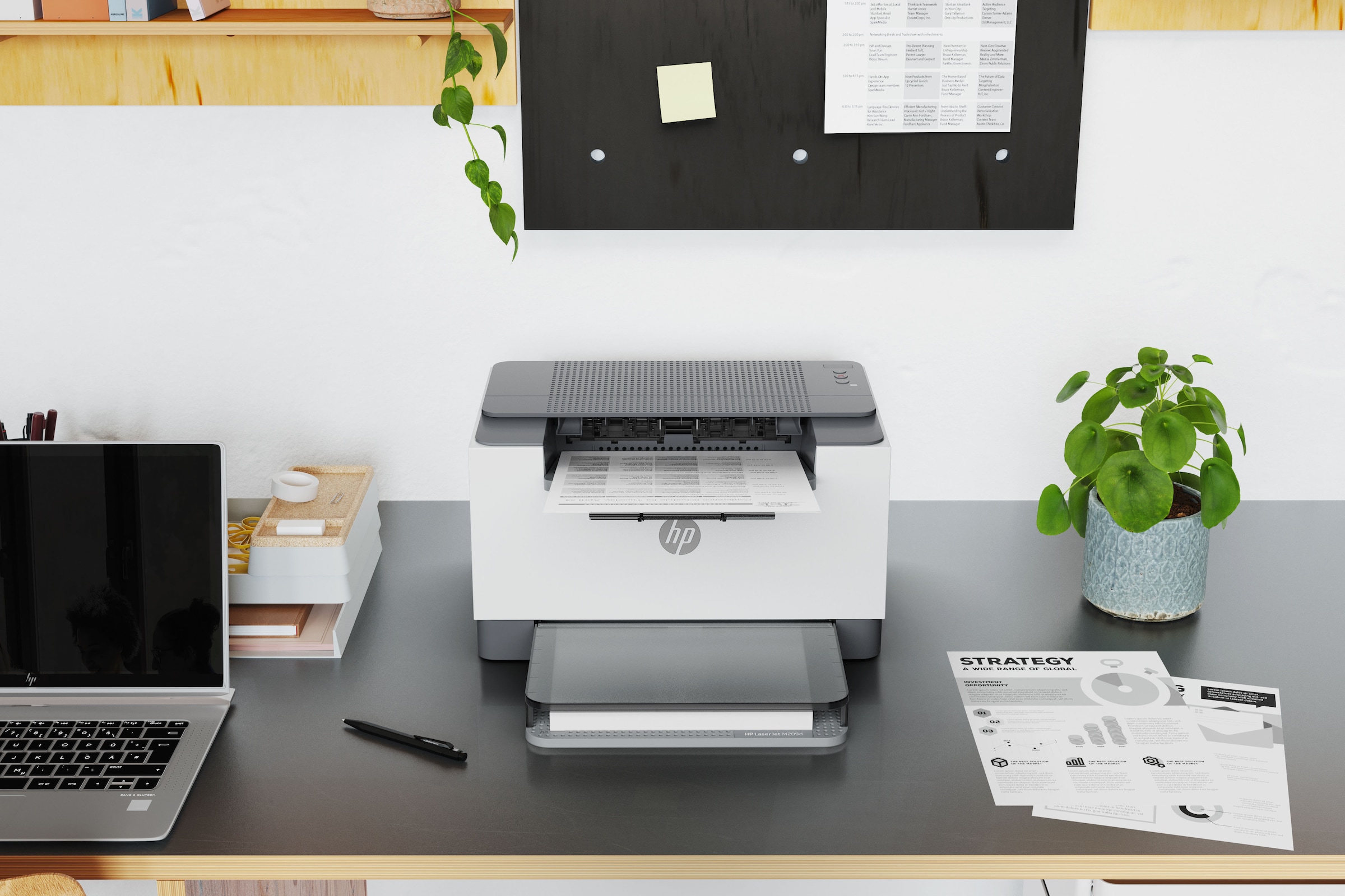 HP Schwarz-Weiß Laserdrucker »LaserJet M209d«