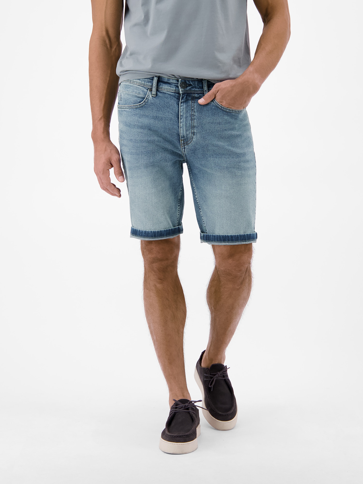 LERROS Jeansbermudas »Denim Bermuda aus flexiblem Baumwollmischgewebe«
