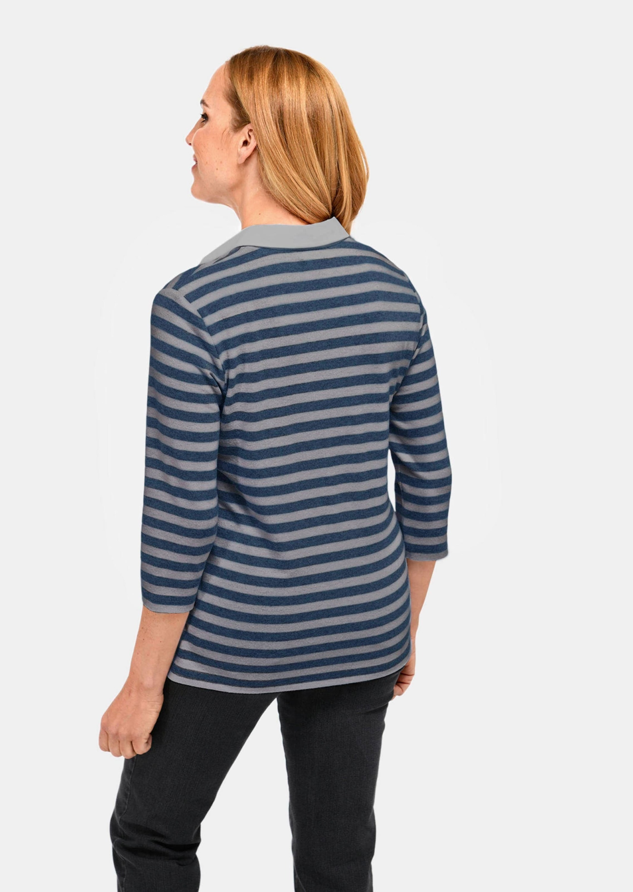 GOLDNER Poloshirt »Poloshirt Hochwertiges Langarmshirt mit Polokragen«