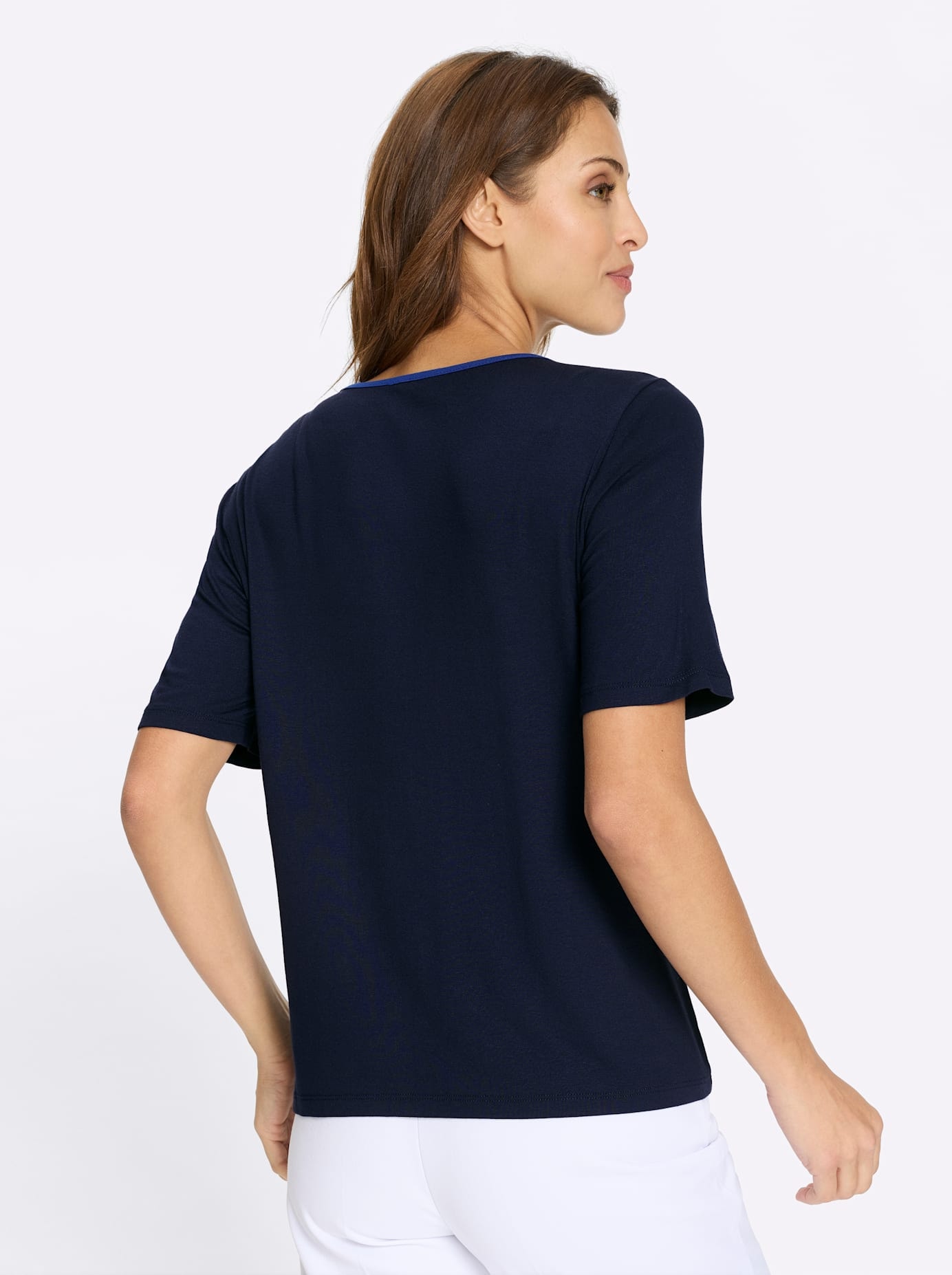 Inspirationen Rundhalsshirt »Kurzarm-Shirt« 1 tlg.