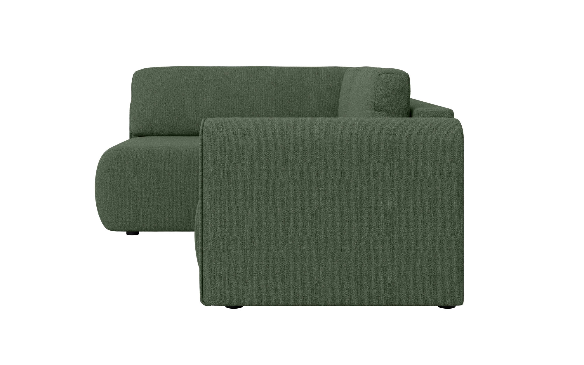 INOSIGN Ecksofa »Zacharia wahlweise Schlafsofa mit Bettkasten, B/T/H 250/166/86 cm« L-Form mit Wellenunterfederung, Ottomane rechts oder links bestellbar