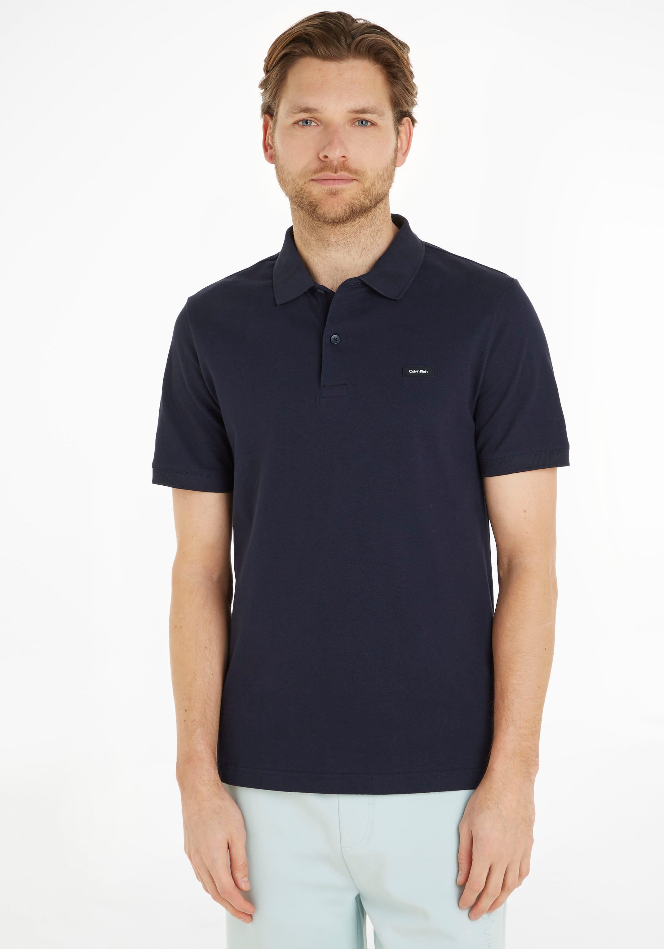 Calvin Klein Poloshirt, mit Klein kaufen der OTTO online bei auf Calvin Brust Logo