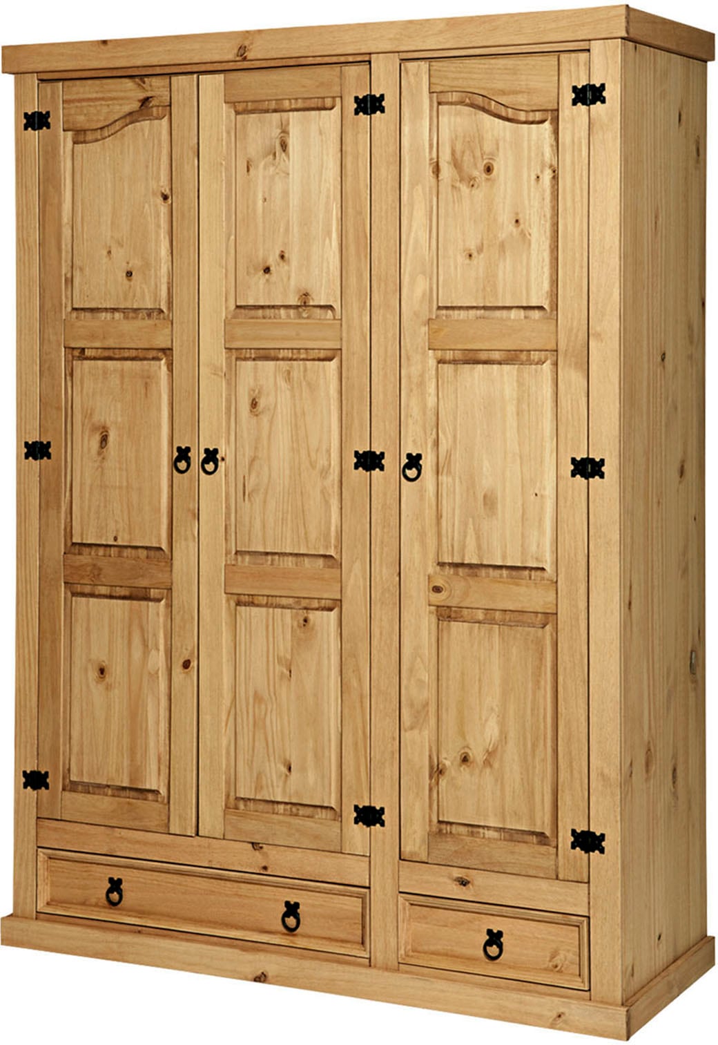 Home affaire Kleiderschrank, (1 St.), Holzoberfläche honigfarbend gewachst