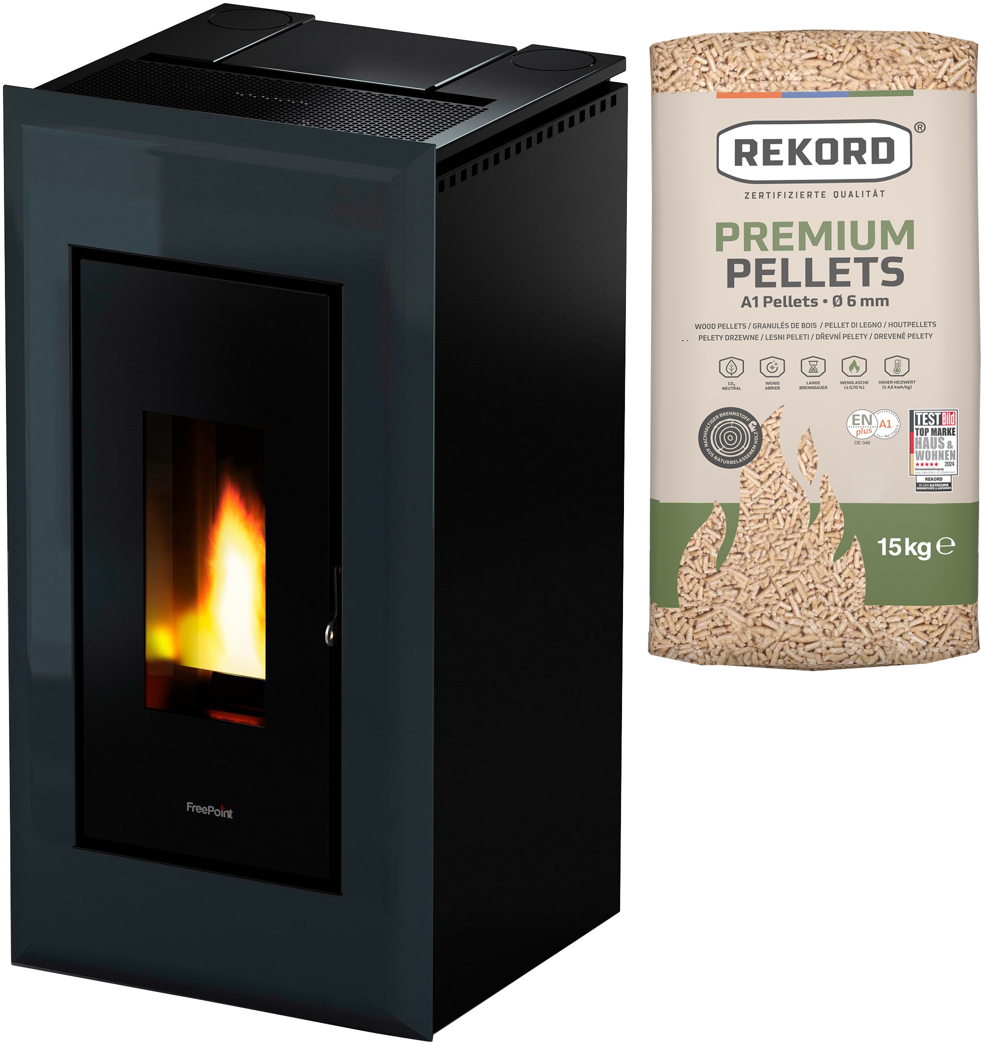 Freepoint Pelletofen »Vega airtight«, 352 W, 230 V