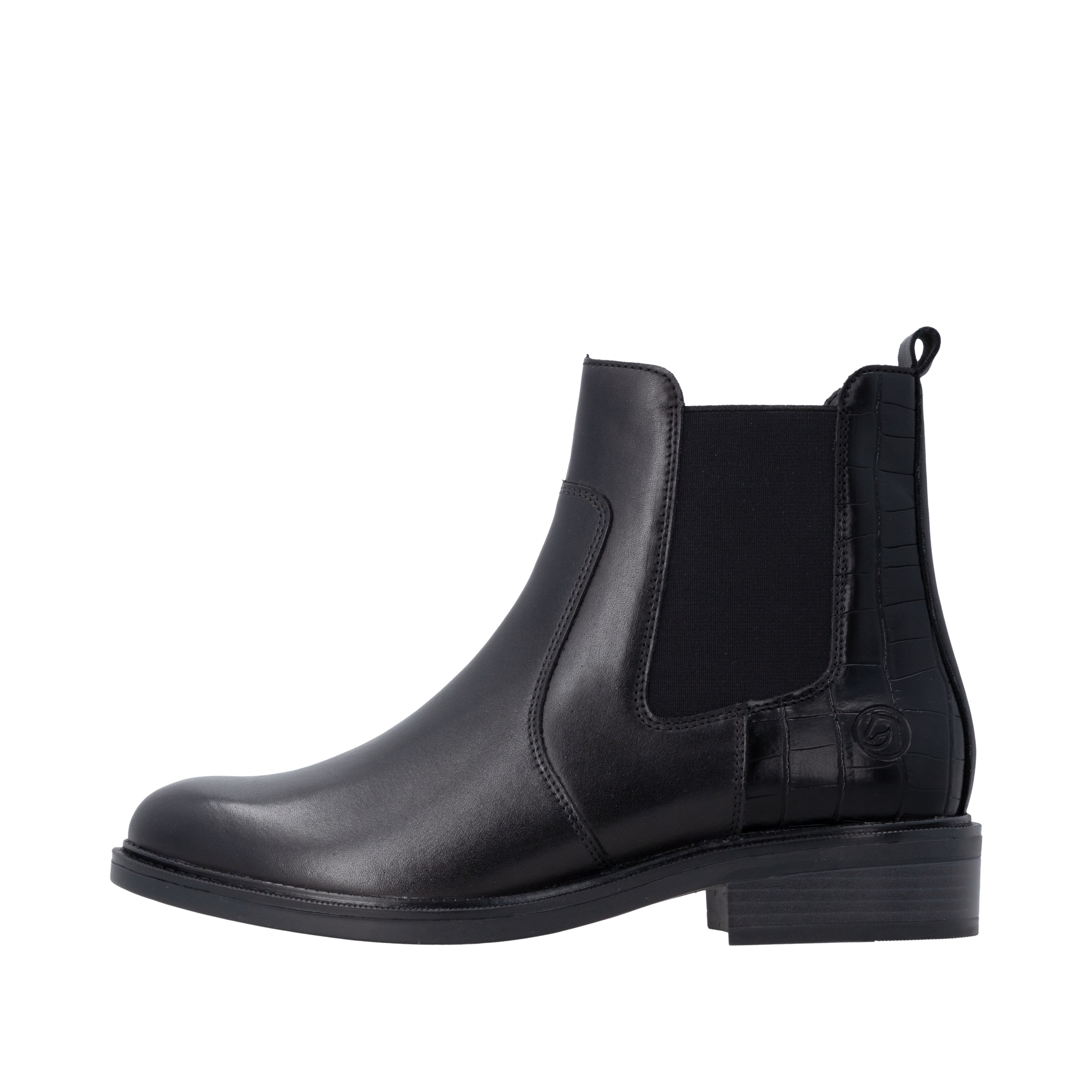 Remonte Chelseaboots  Stiefelette, Business-Boots mit Stretch, Blockabsatz