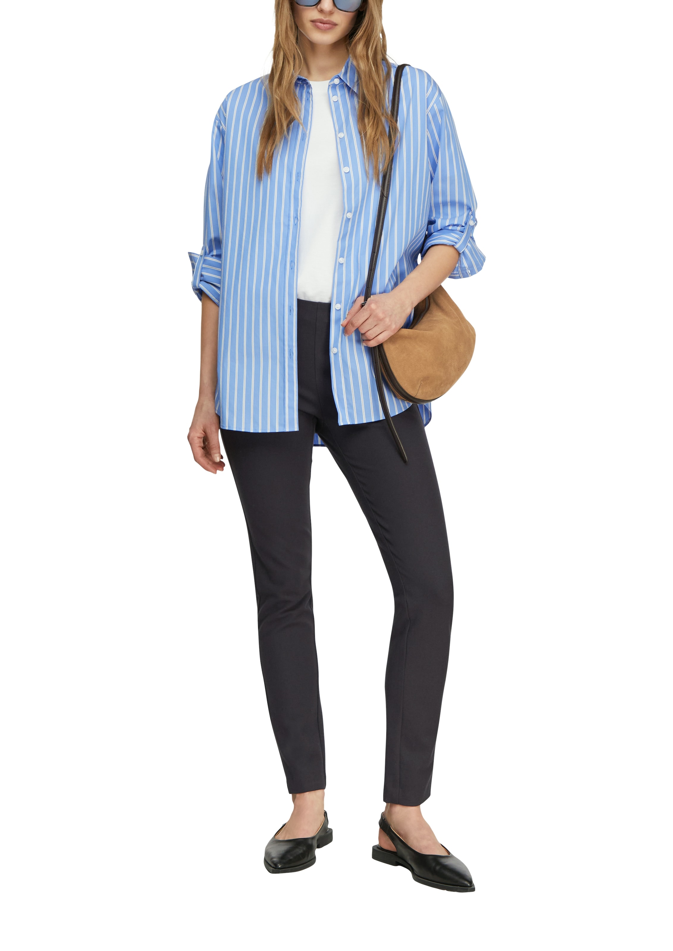 Comma Langarmbluse im Streifen-Design