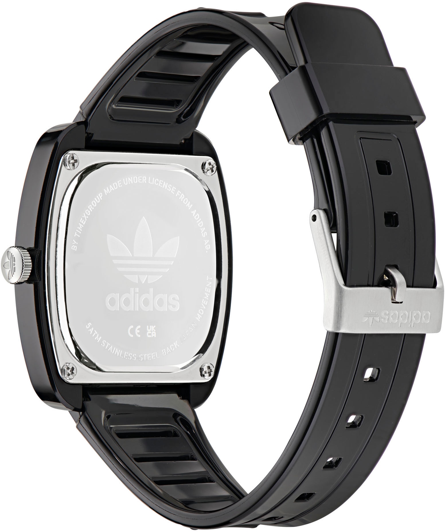 adidas Originals Quarzuhr »RETRO WAVE TWO«, Armbanduhr, Herrenuhr, Damenuhr, unisex, Kunststoffarmband