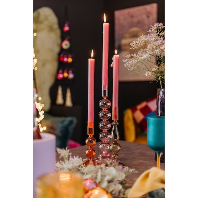 cm OTTO aus (Set, 2 bei Kerzenleuchter 21 St.), online kaufen Höhe AM ca. Glas«, Design »Stabkerzenhalter