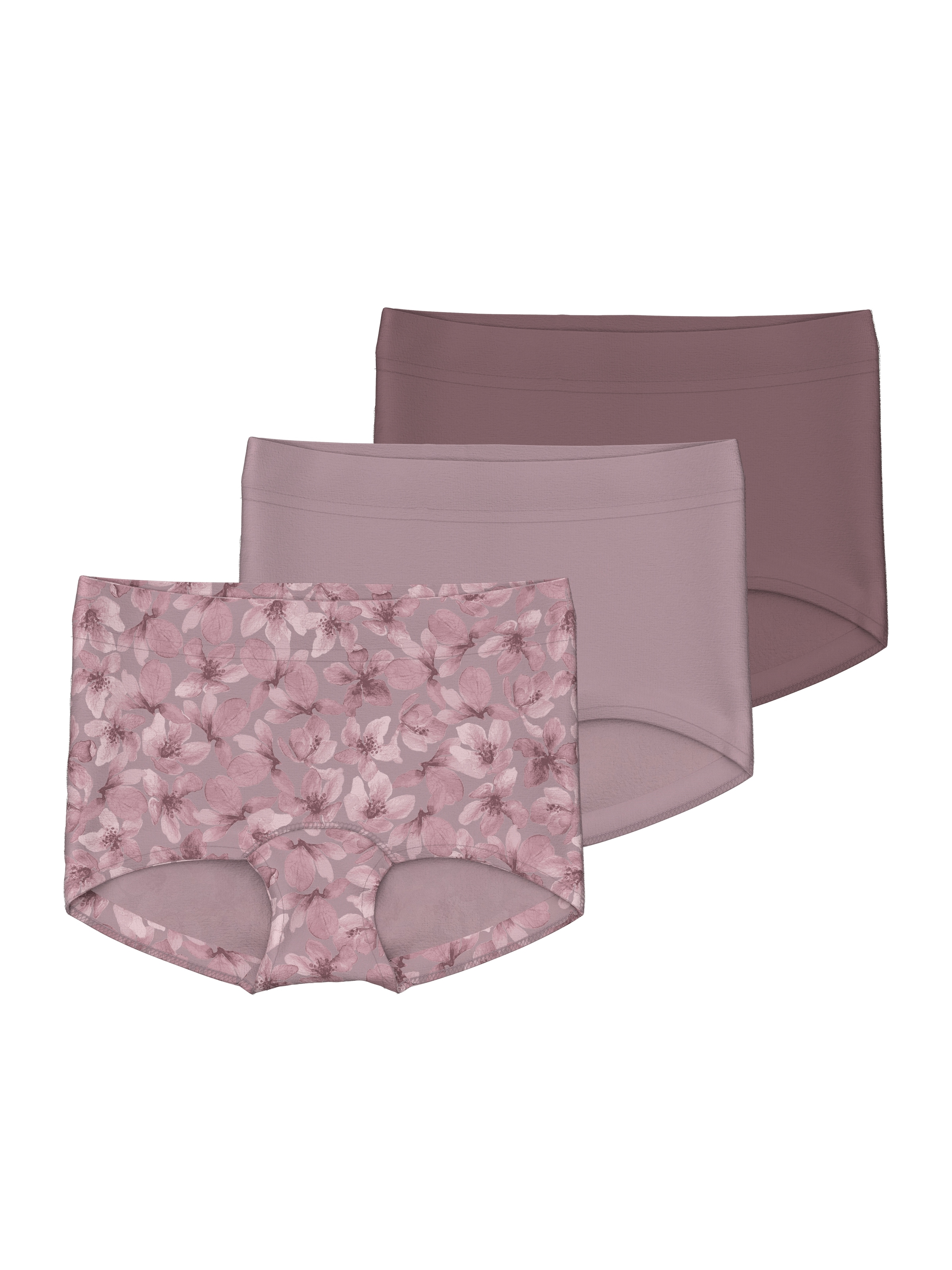 Boxershorts »NMFTIGHTS 3P MAUVE FLOWER NOOS«, (Packung, 3 St.)