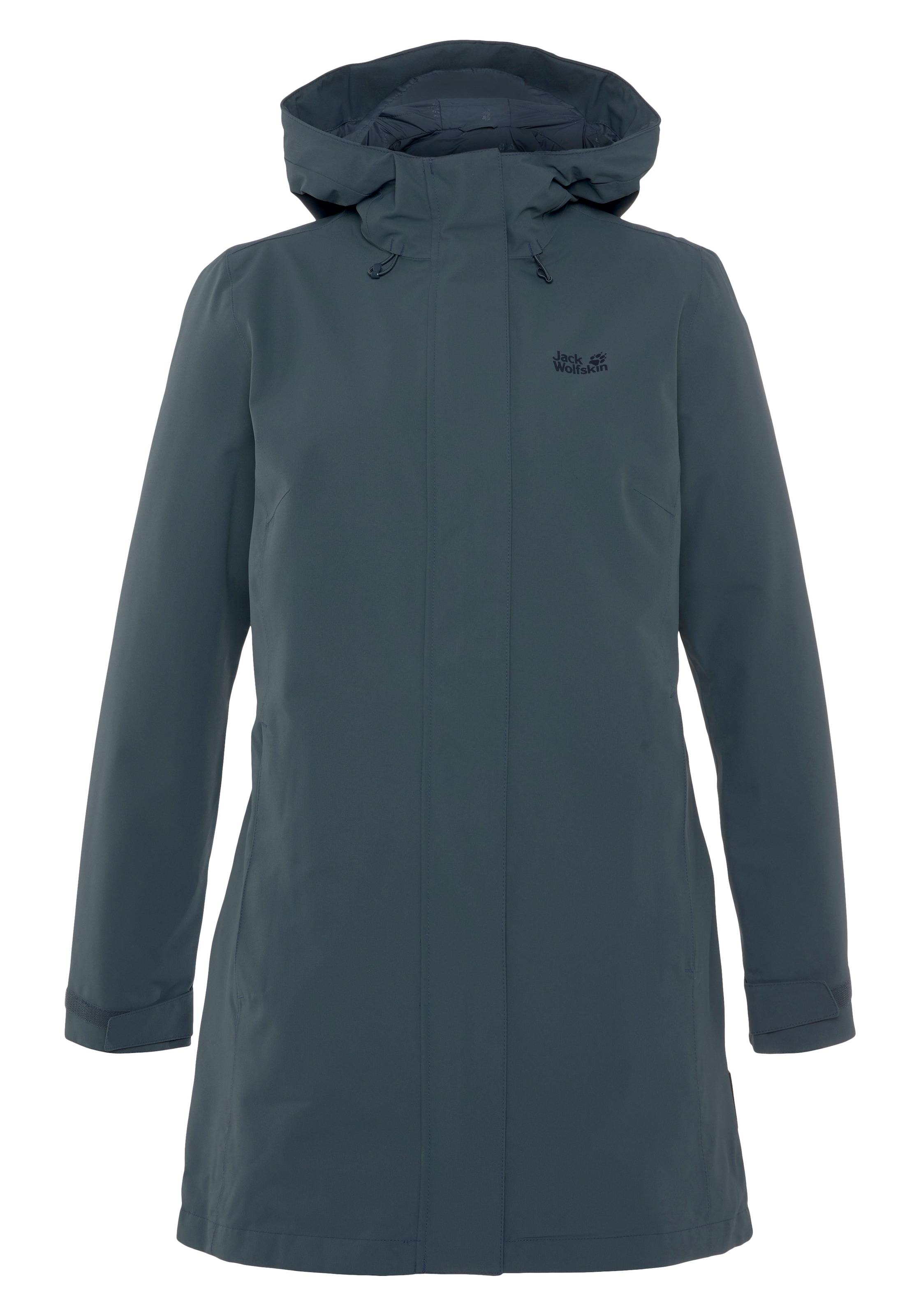 Jack Wolfskin Parka »KIOLA«, mit Kapuze, Winddicht & Wasserabweisend & Atmungsaktiv