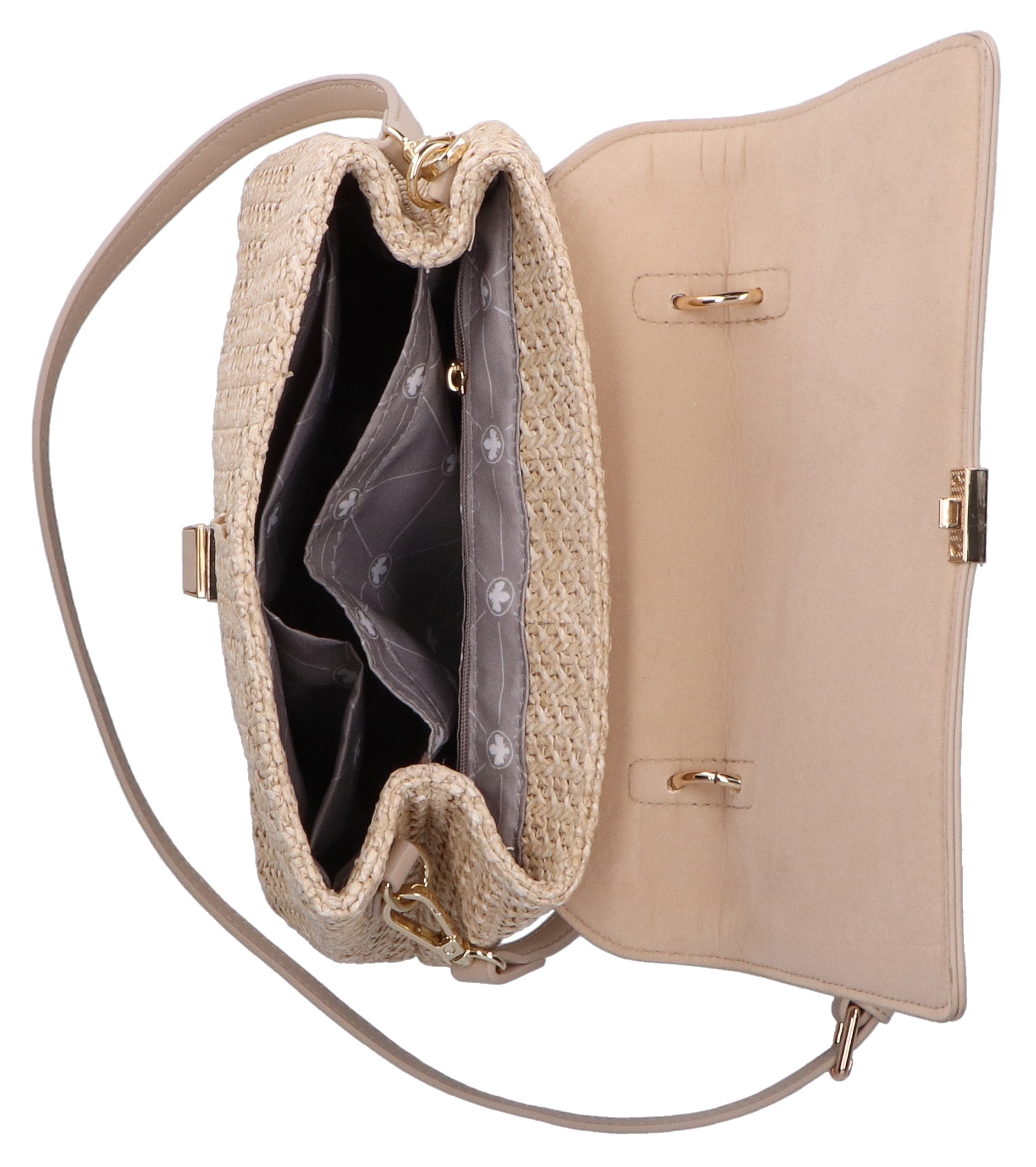 Rieker Henkeltasche, Handtasche, Umhängetasche Damen mit abnehmbarem Umhängeriemen