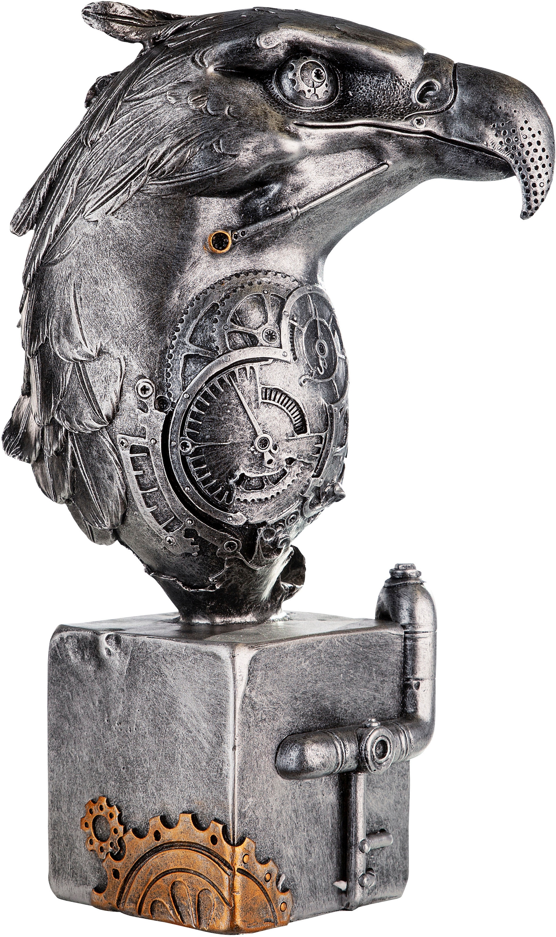 Casablanca by Gilde Tierfigur »Skulptur Steampunk Eagle«, mit kupferfarbenen Elementen