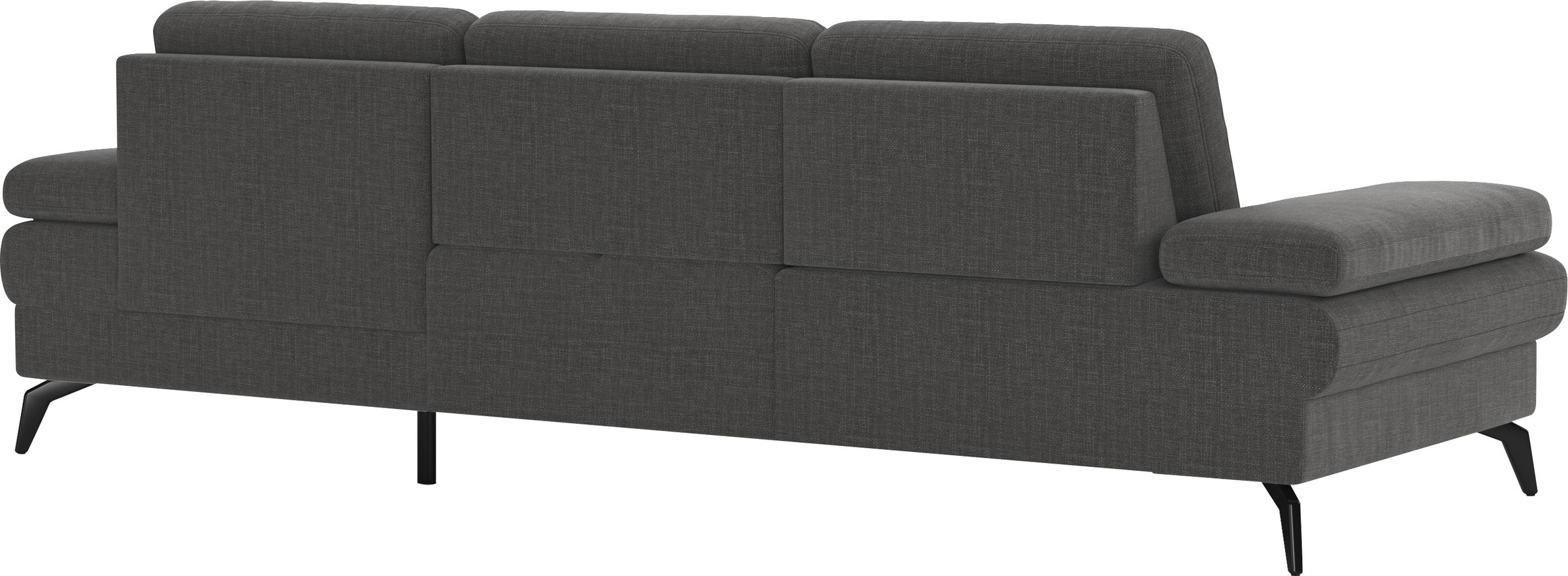 sit&more Ecksofa »Morris L-Form, inkl. Sitztiefenverstellung«, wahlweise mit Armteilverstellung, Bettfunktion & Bettkasten