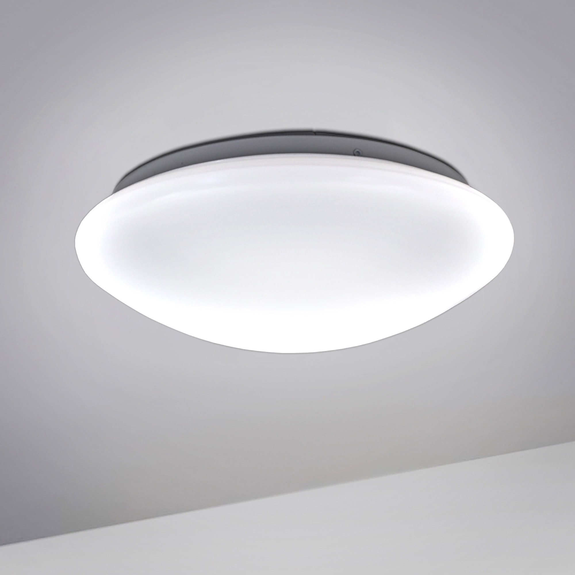 B.K.Licht LED Deckenleuchte, 1 flammig-flammig, Küche bei Deckenstrahler Bad Deckenlampe Design LED Badezimmer Flur IP44 OTTO