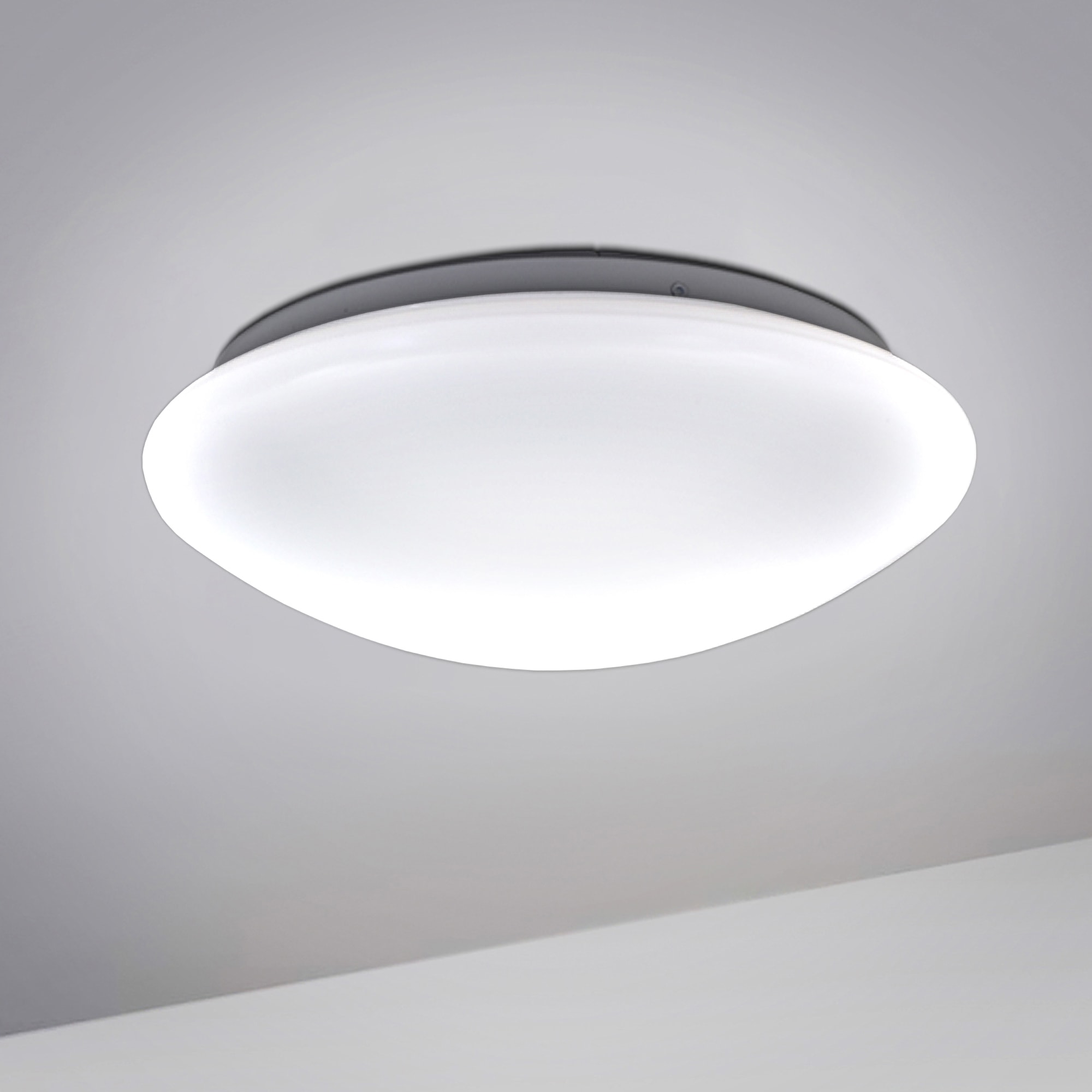 LED flammig-flammig, Badezimmer LED Bad B.K.Licht OTTO Deckenleuchte, Flur bei 1 Deckenlampe Deckenstrahler Küche IP44 Design