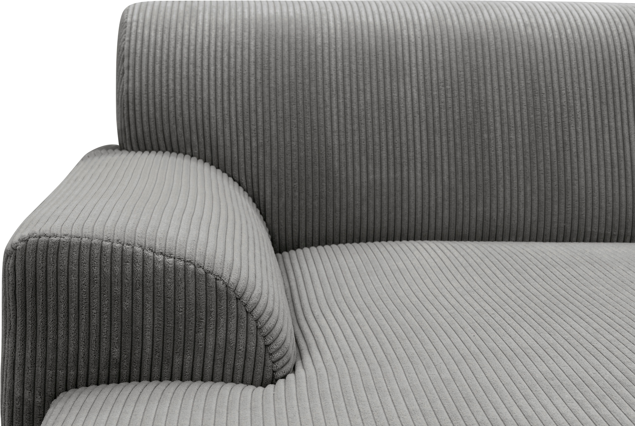 Home affaire Ecksofa »Nika zeitlos und elegant, L-Form«, wahlweise mit Bettfunktion, auch in Cord