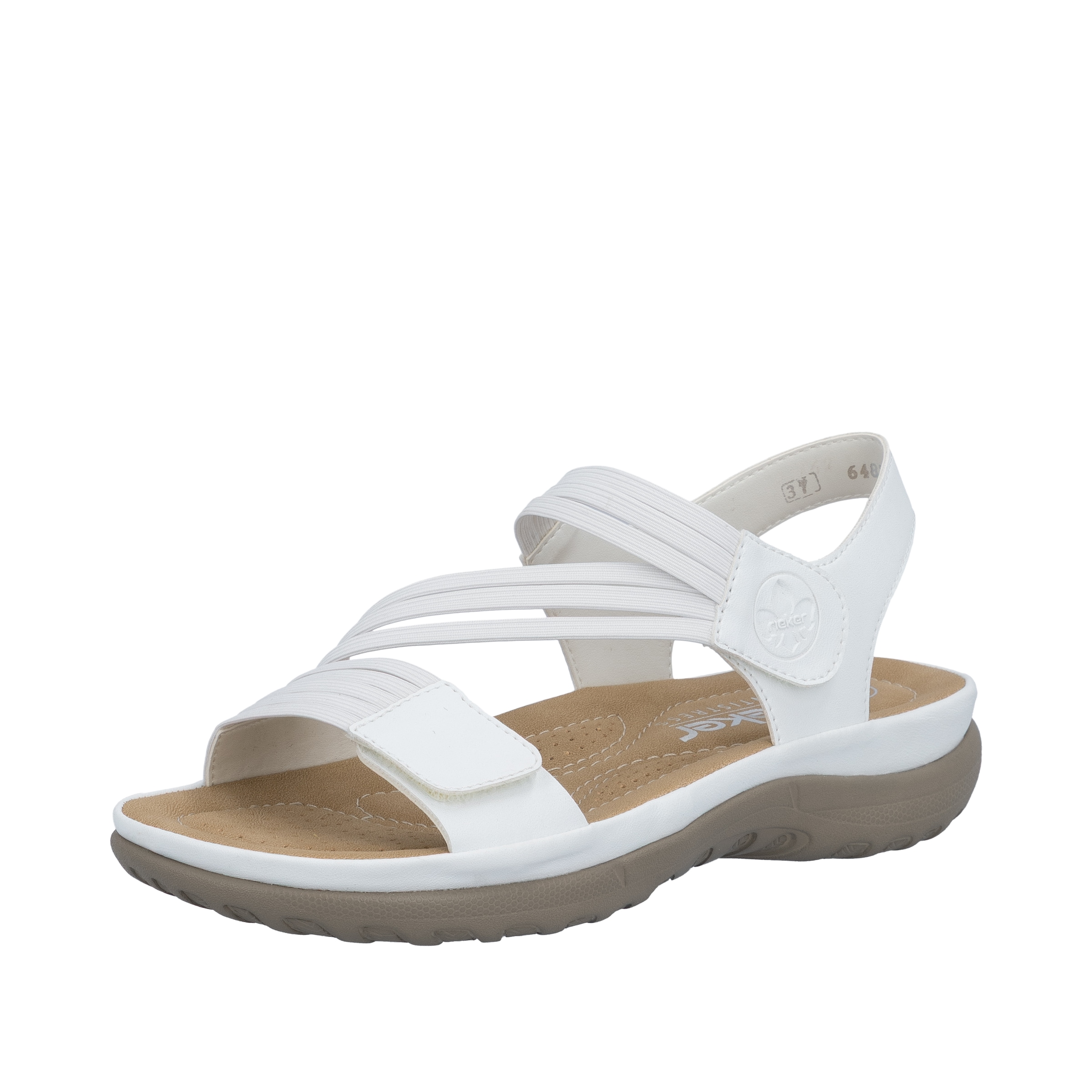 Rieker Riemchensandale  Sommerschuh, Sandalette, Keilabsatz, mit Gummizügen